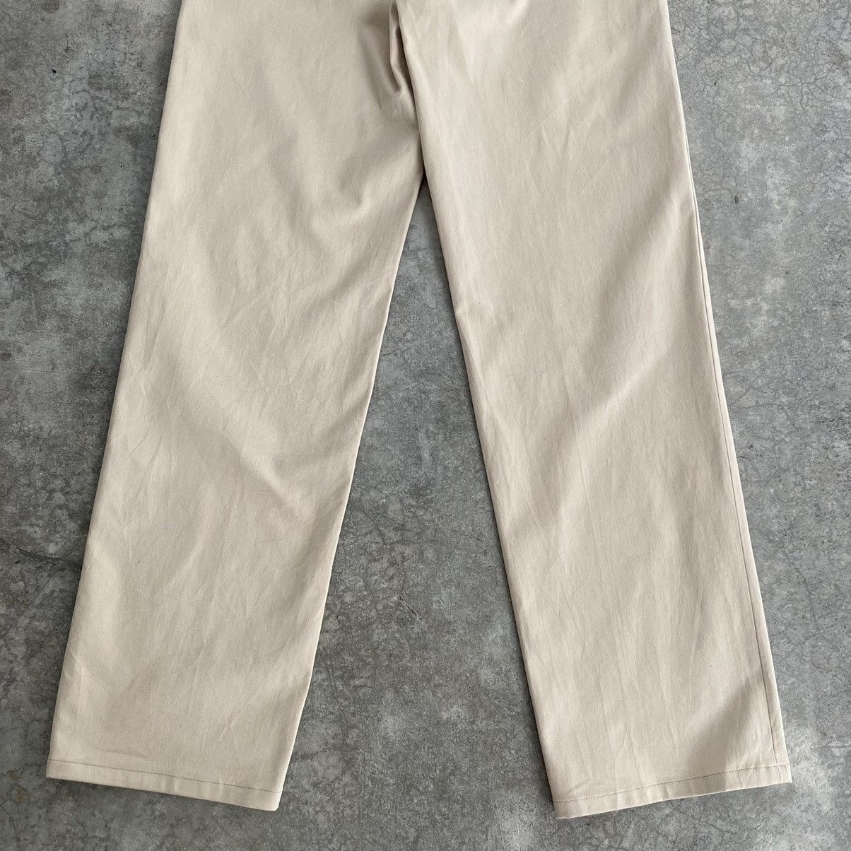 Helmut Lang Fall 2000’s Archive Helmut Lang Beige Tux Trouser Pants RTW Size US 34 / EU 50 - 16 Thumbnail