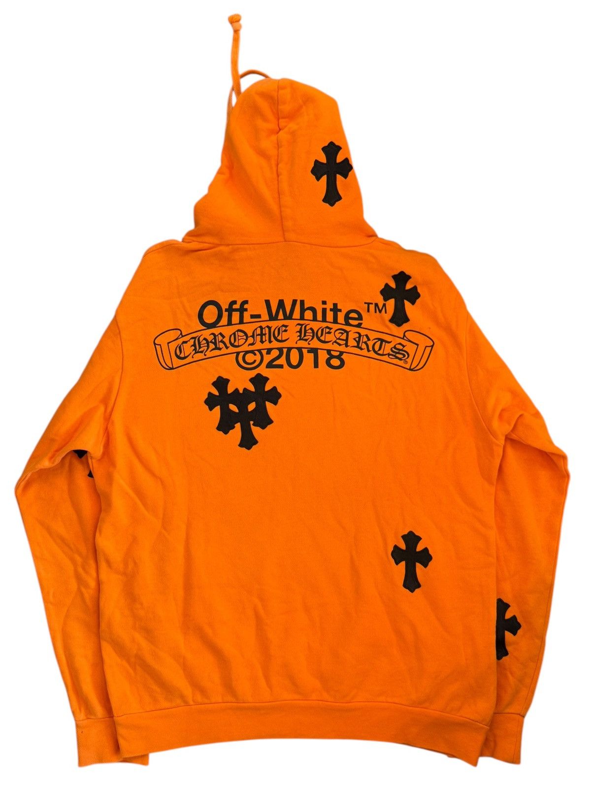 Chrome Hearts Chrome hearts Off White F&F Hoodie Size US L / EU 52-54 / 3 - 6 Thumbnail