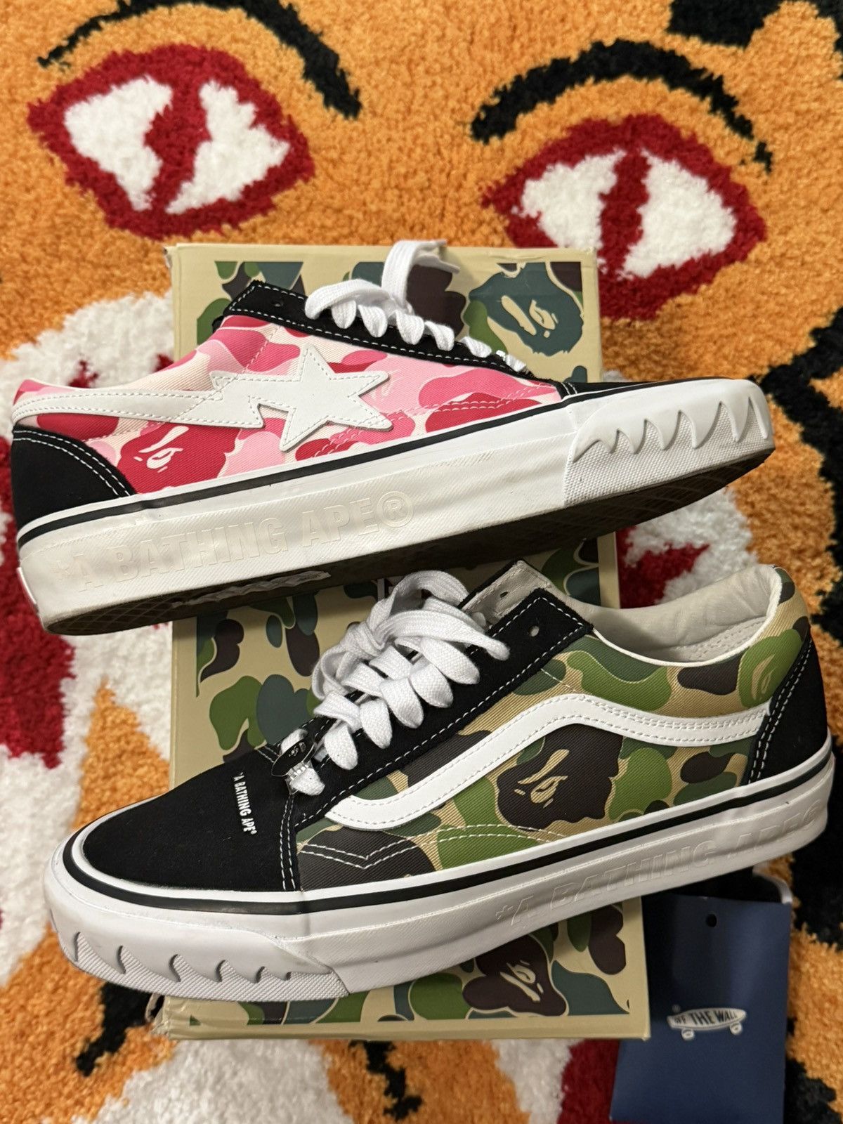 Vans Vans Old Skool Camo/Black Suede Sneakers Men VN0A38DMU2I1 