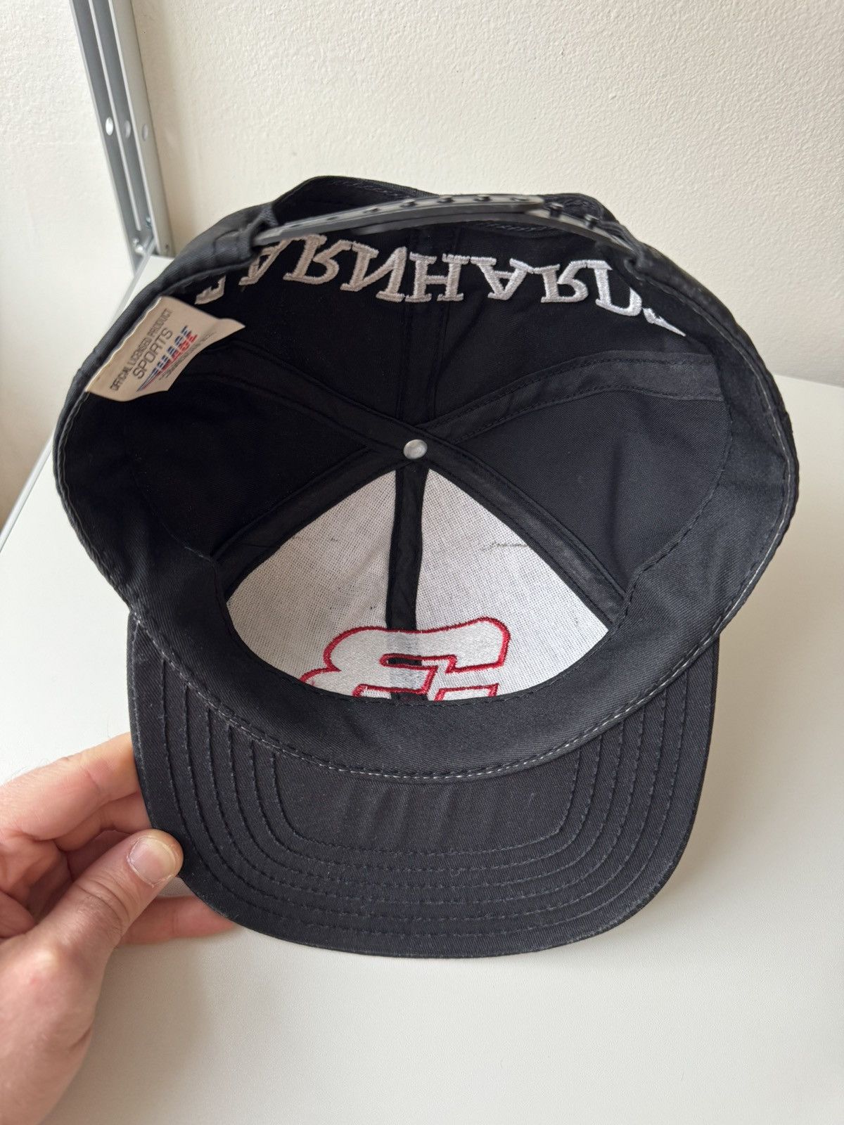 Vintage Vntg Dale Earnhardt Black Snapback Hat #3 Intimidator NASCAR Size ONE SIZE - 7 Thumbnail