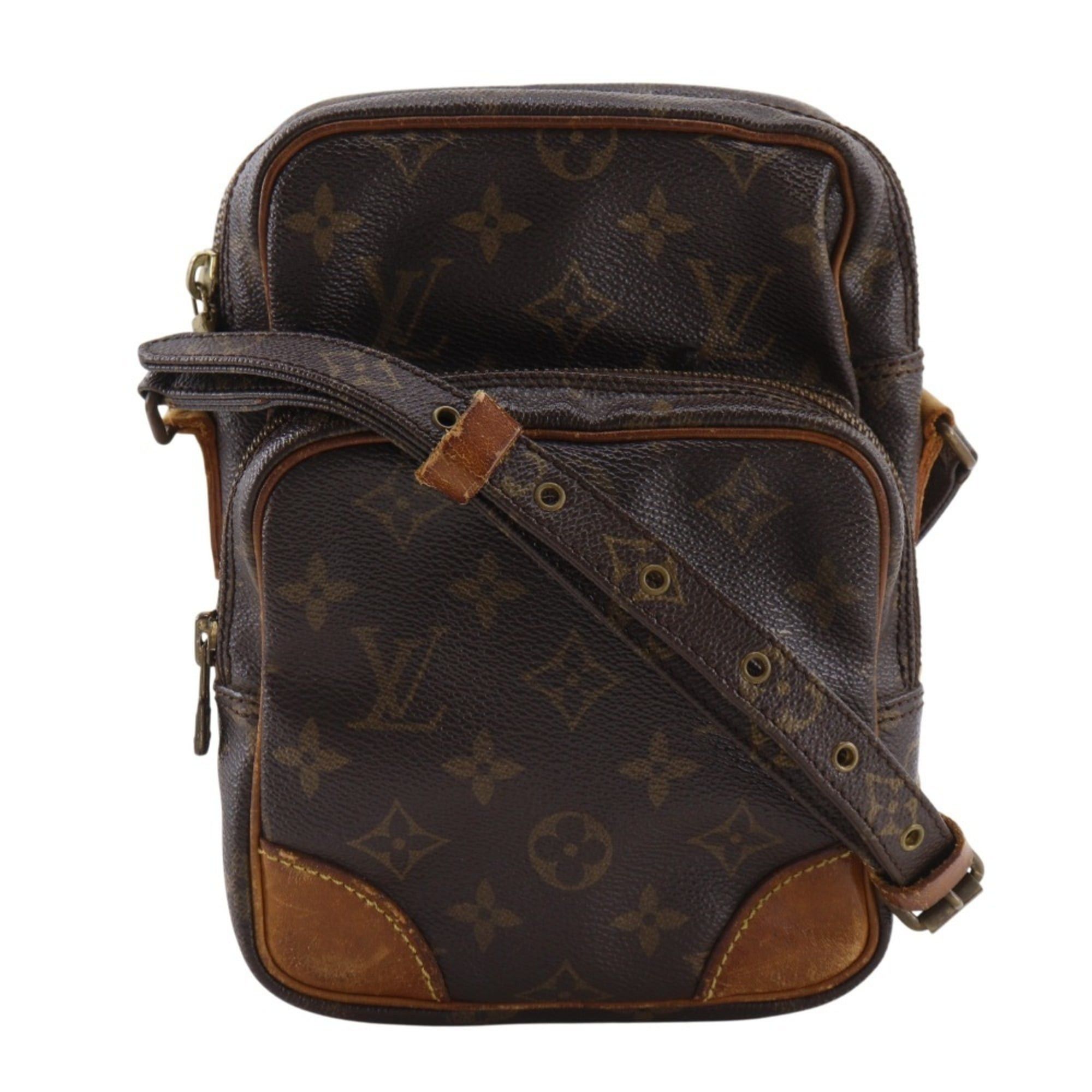 Louis Vuitton Louis Vuitton Amazon Shoulder Bag, Vintage, M45236, Monogram Canvas, 1986, Brown, 863TH, Zipper Closure, Women's. Size ONE SIZE - 1 Thumbnail