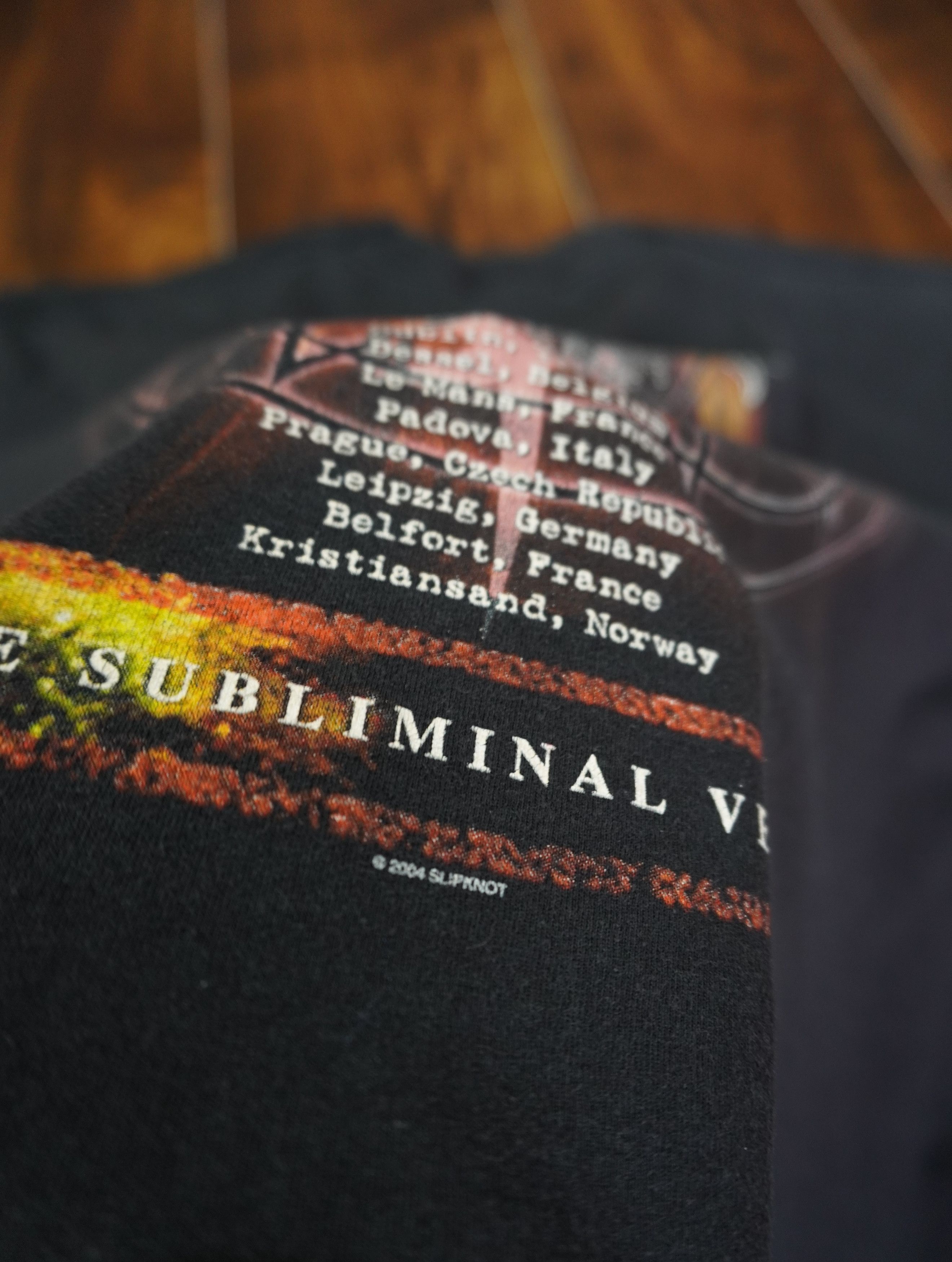 Band Tees Vintage Y2K Slipknot The Subliminal Verses 2004 Tour T-Shirt Size US XL / EU 56 / 4 - 4 Thumbnail
