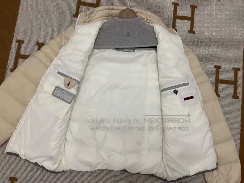 Brunello Cucinelli Brunello Cucinelli Classic Lightweight Goose Down Jacket Size US M / EU 48-50 / 2 - 8 Thumbnail