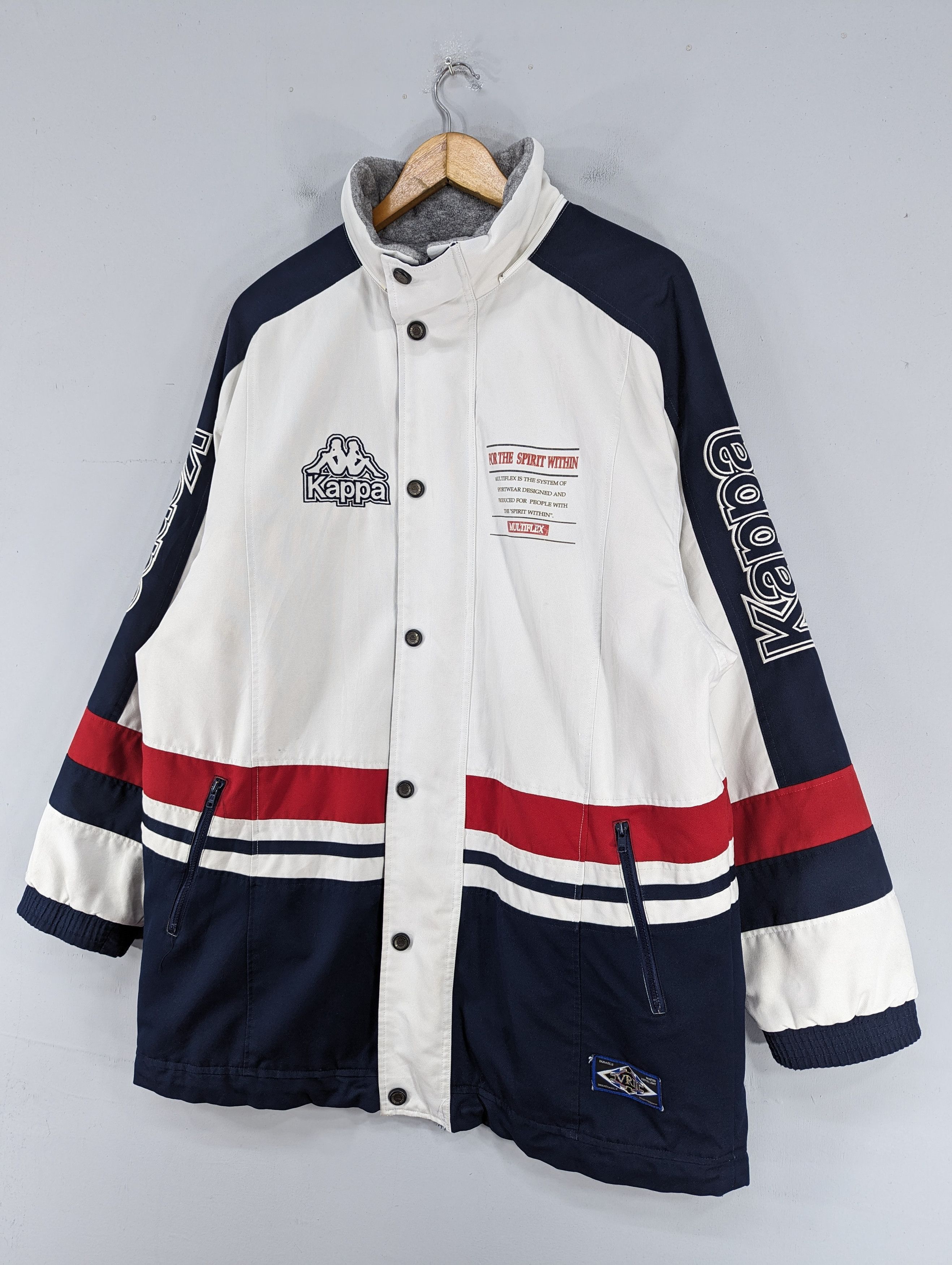Kappa 🔥Vintage 90s Kappa Big Logo Jacket Size US L / EU 52-54 / 3 - 2 Thumbnail
