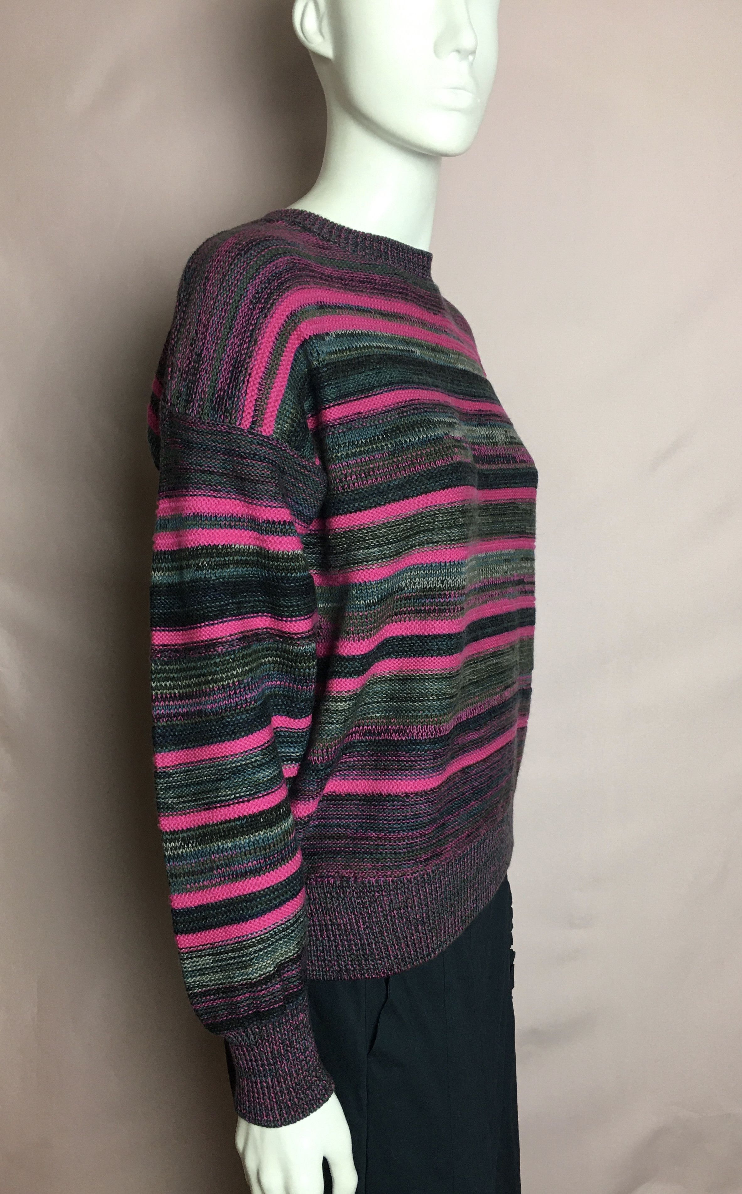 Other FALCONERI Italy Virgin Wool Striped Knit Sweater Size S Size S / US 4 / IT 40 - 6 Thumbnail
