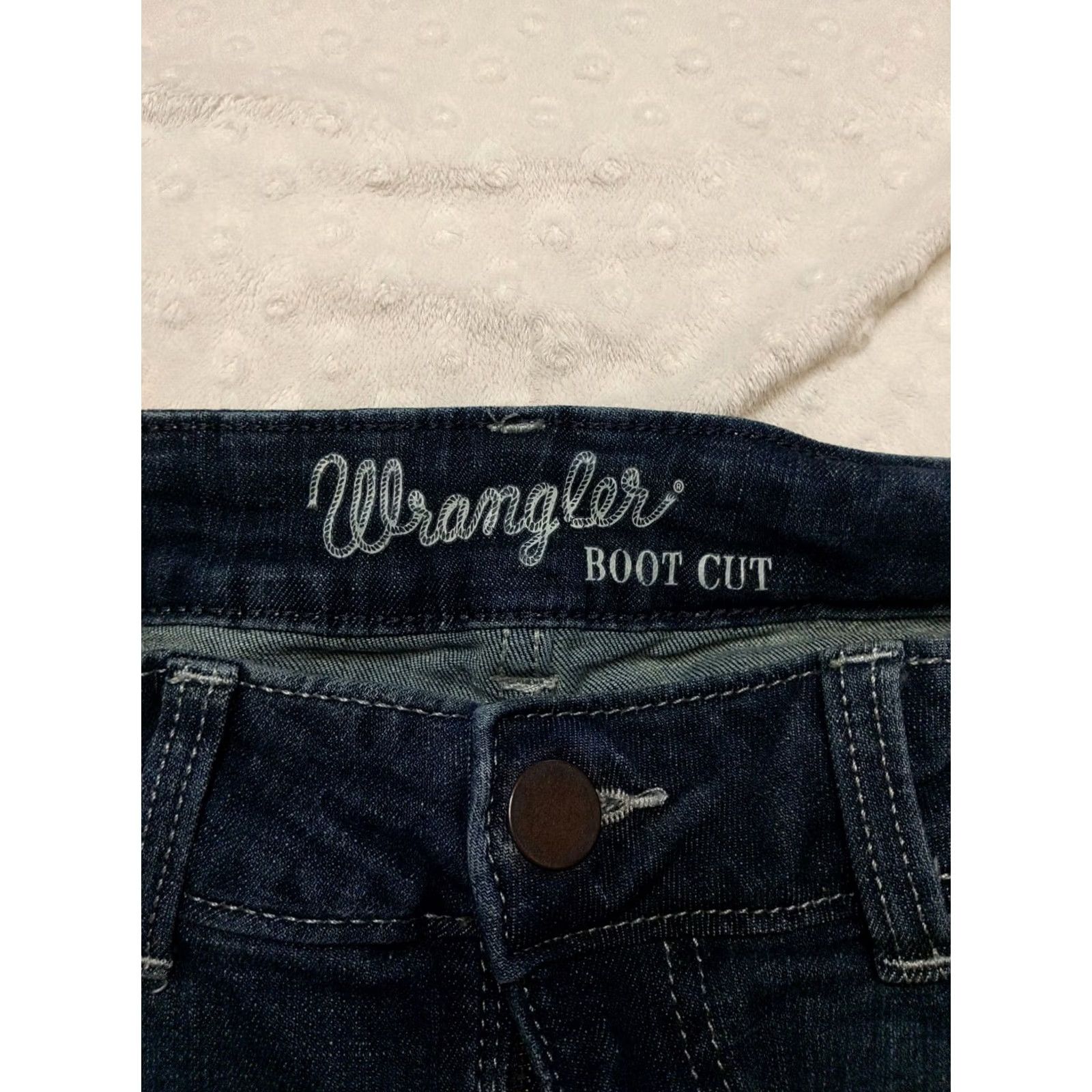 Wrangler Wrangler Jeans Bootcut Denim 5-Pocket Blue Medium Wash Stretch 28x30 Womens 7 Regular Size 28" / US 6 / IT 42 - 5 Thumbnail