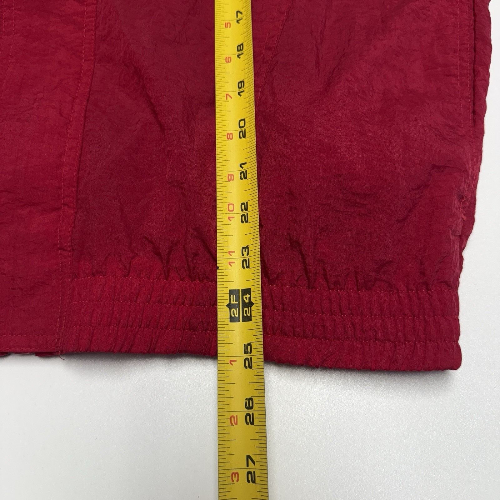 Nike Vintage 90s Nike Windbreaker Jacket Mens Small 23x25 Red Ful Size US S / EU 44-46 / 1 - 11 Thumbnail
