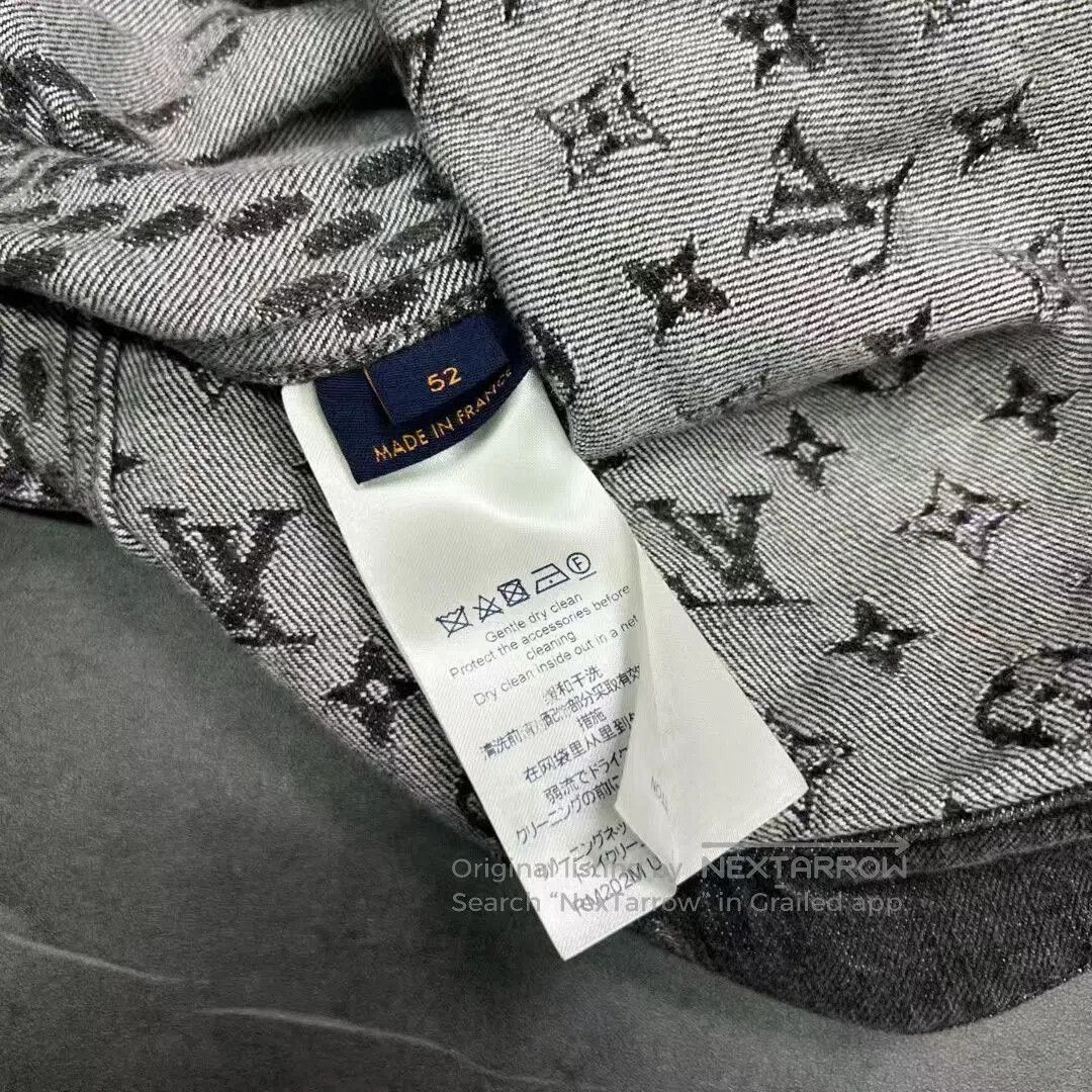 Louis Vuitton louis vuitton nigo gray black denim jacket. Size US L / EU 52-54 / 3 - 5 Thumbnail