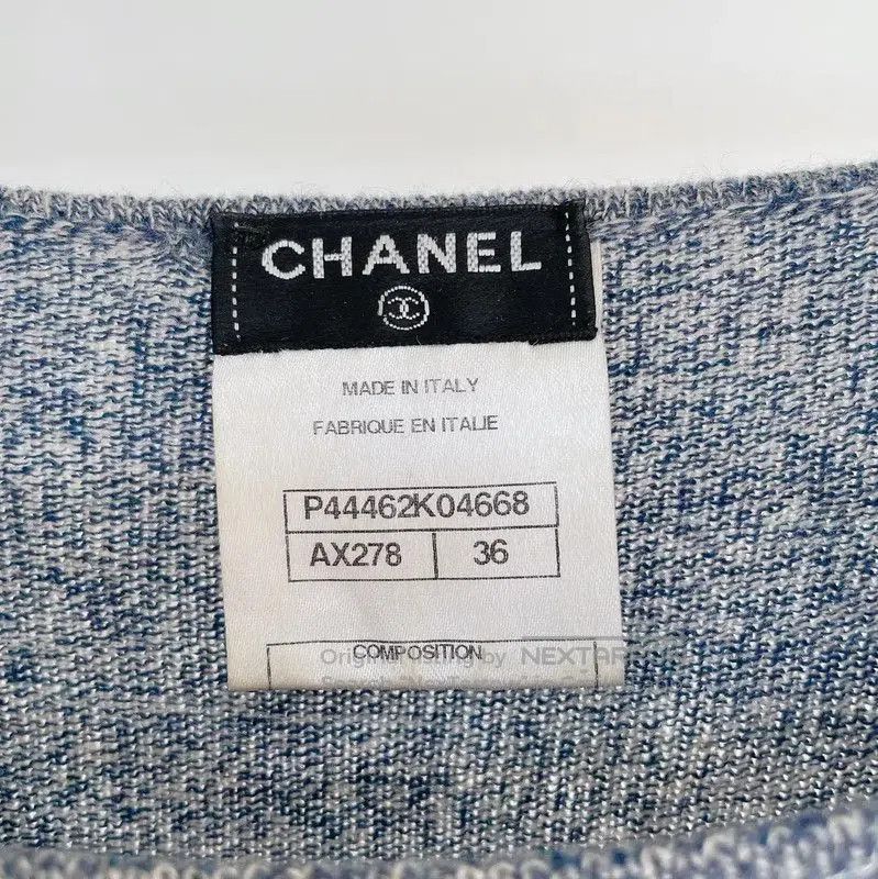 Chanel Chanel Gray Cashmere Long Sleeve Dress . Size S / US 4 / IT 40 - 5 Thumbnail