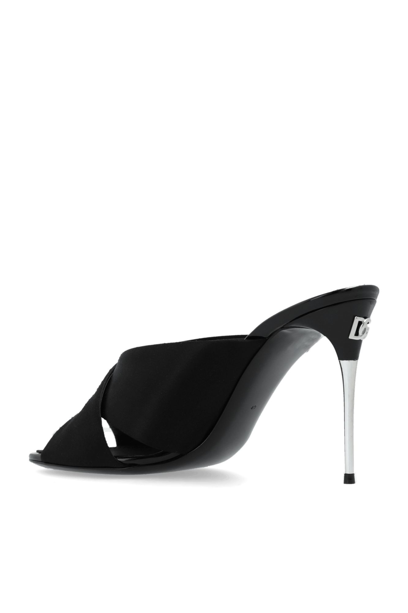 Dolce & Gabbana o1s22i1n0225 Satin Mules in Black Size US 8 / IT 38 - 5 Thumbnail