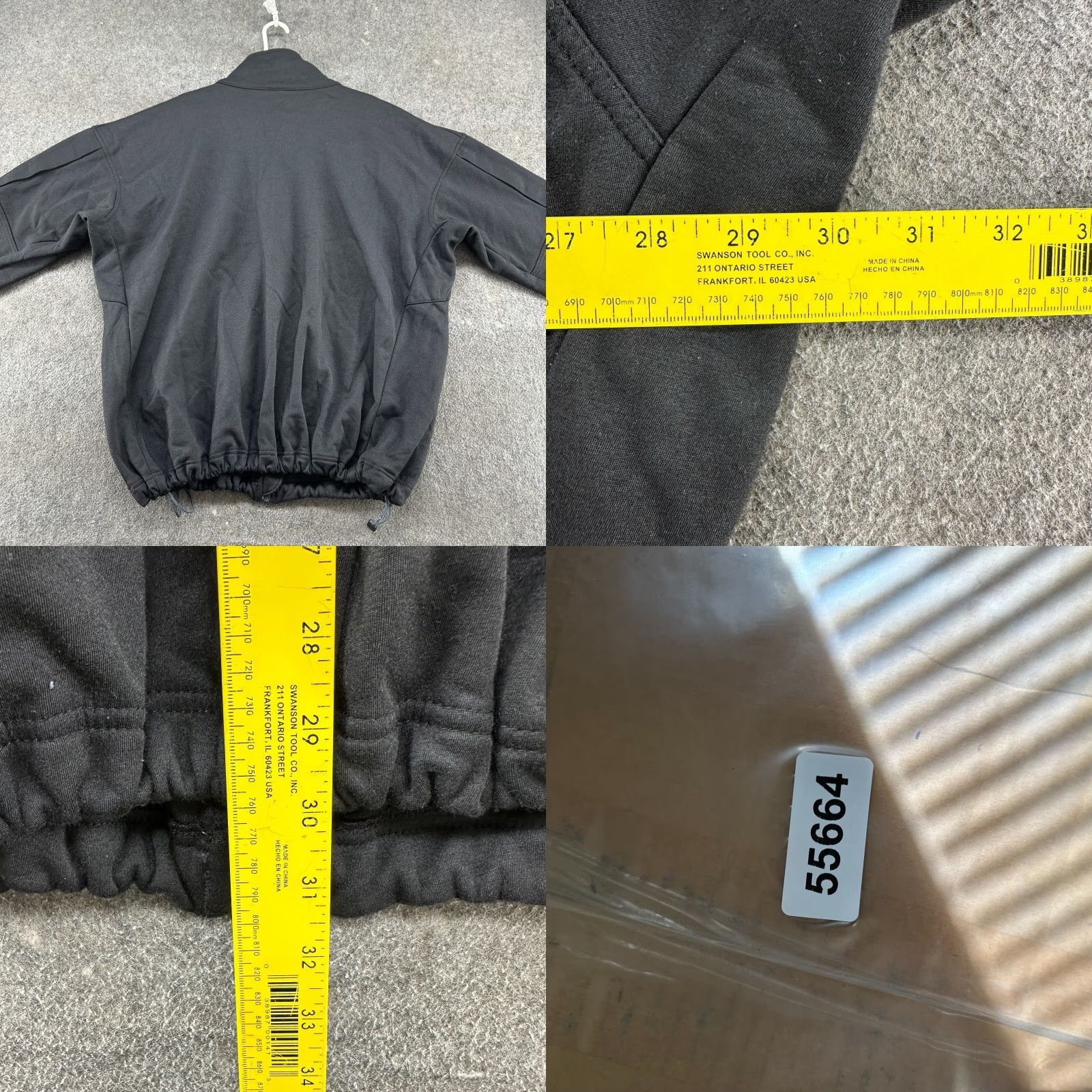 Vintage Massif Elements Jacket Mens 3XL Black Softshell USA Military Jacket Full Zip Lined Pockets Size US XXL / EU 58 / 5 - 8 Thumbnail