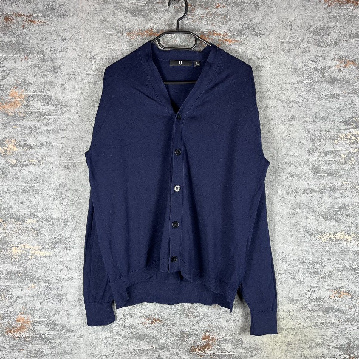 Jil Sander × Uniqlo Jil Sander x Uniqlo Silk Long Sleeve Cardigan Sweater Navy Size US S / EU 44-46 / 1 - 1 Thumbnail