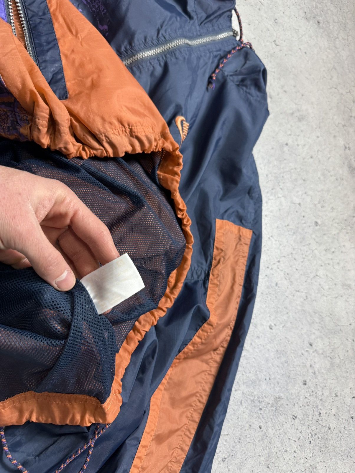 Nike Vintage 80s Nike Nylon Jacket 1/2 Zip Anorak Rare Hype Size US XXL / EU 58 / 5 - 11 Thumbnail