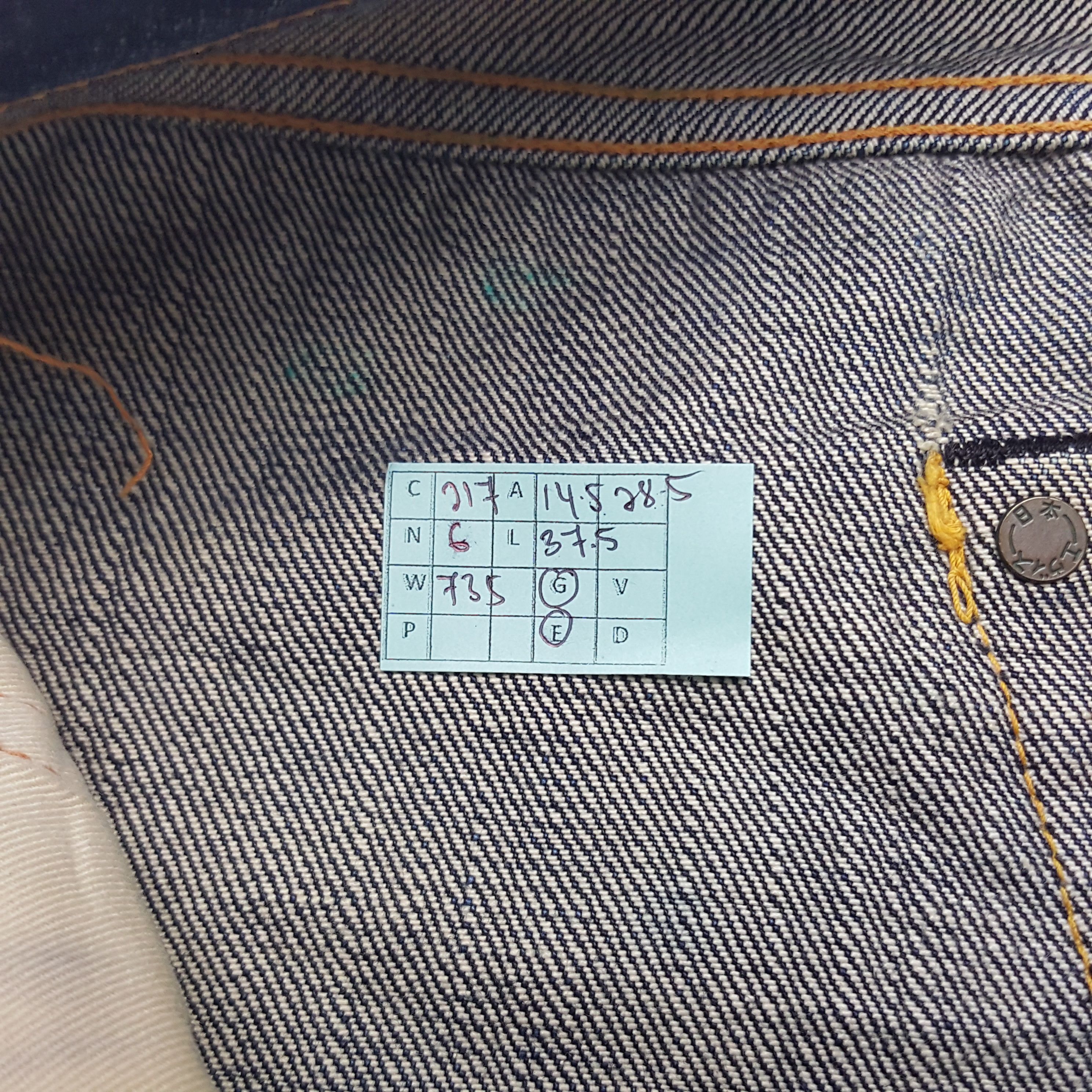 Evisu × Japanese Brand × Vintage Vintage Evisu Yamane Selvedge Custom Diacock Denim Jeans Size US 29 - 14 Thumbnail