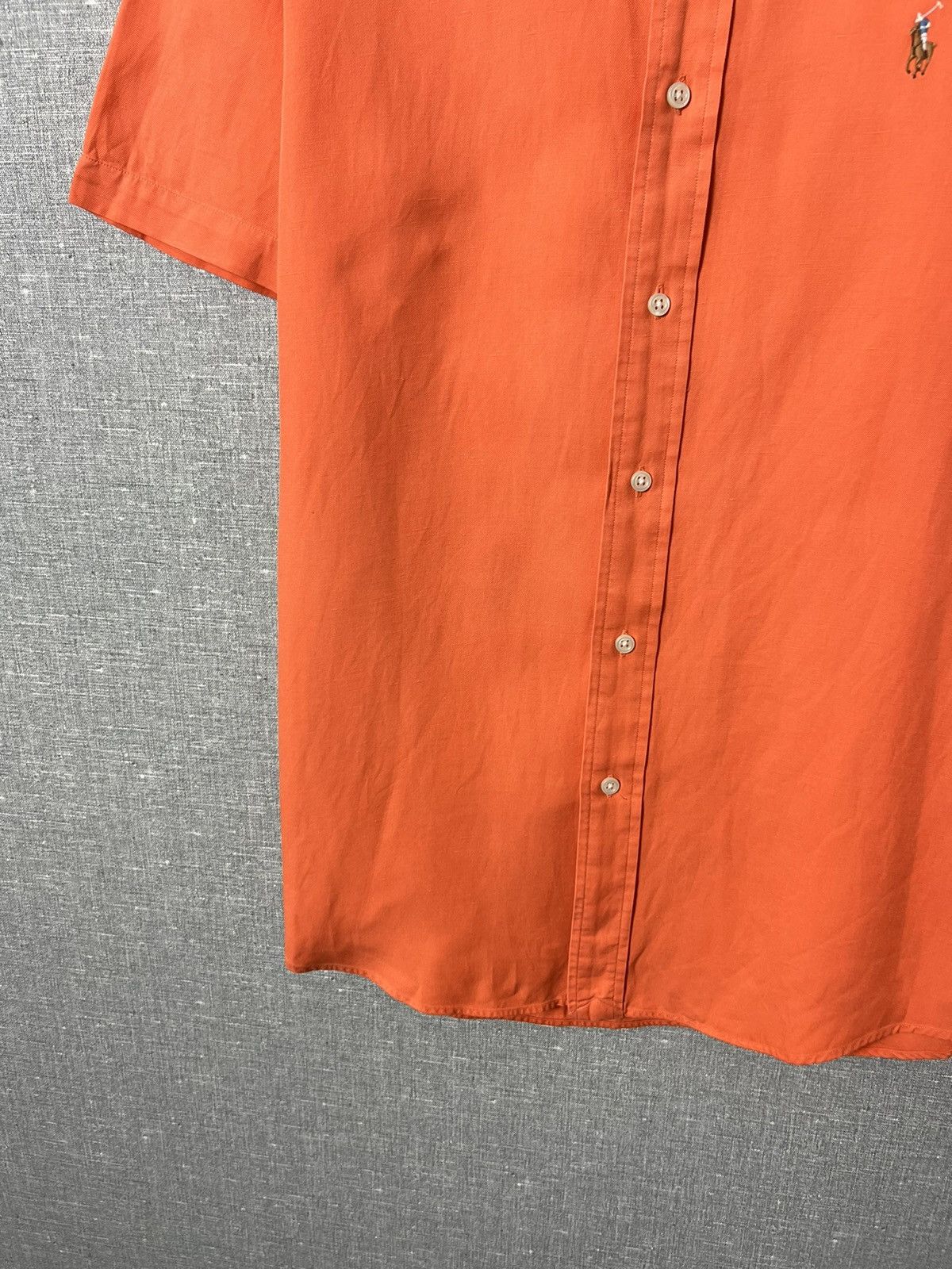 Polo Ralph Lauren Vintage Ralph Lauren Cotton/Silk/Linen Short Sleeve Shirt Size US L / EU 52-54 / 3 - 4 Thumbnail