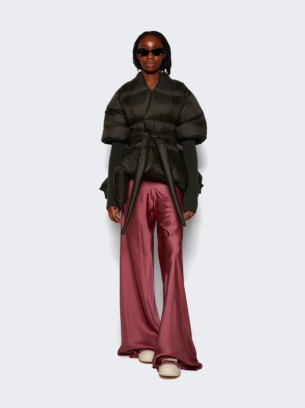 Rick Owens o1mle0426 Forever Bias Pants in Pink Size 27" / US 4 / IT 40 - 2 Thumbnail