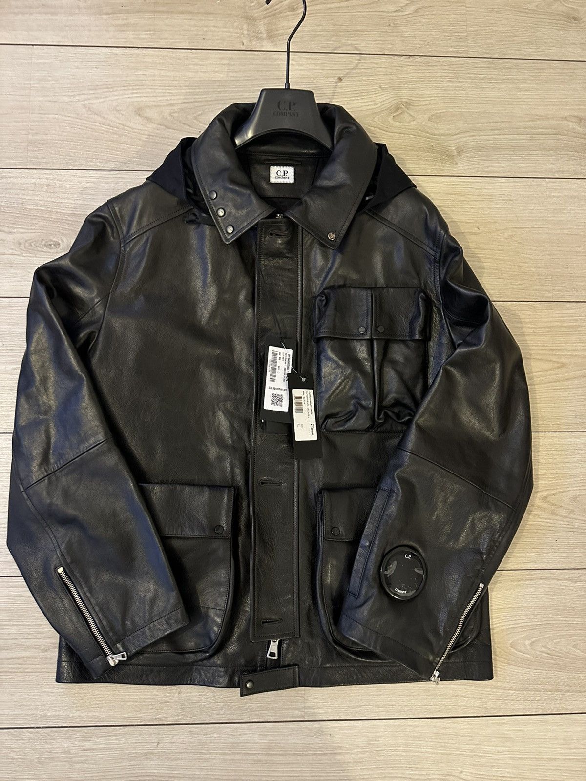 Cp Company Leather Jacket | Grailed