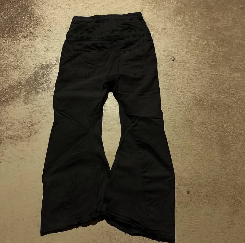 Japanese Brand Custom Black Baggy Distressed Jeans Painted Wide Leg Size US 31 - 2 Thumbnail