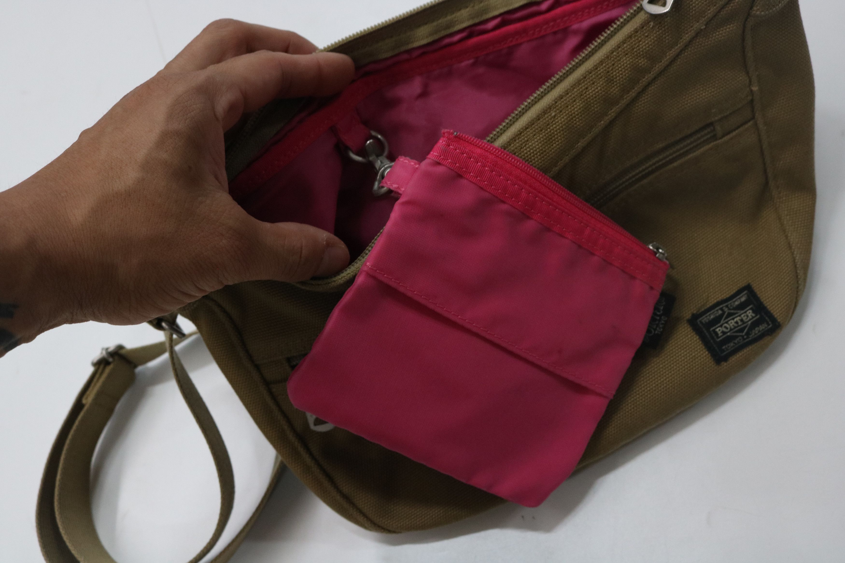 Porter PORTER Beige Crossbody Bag Size ONE SIZE - 8 Thumbnail