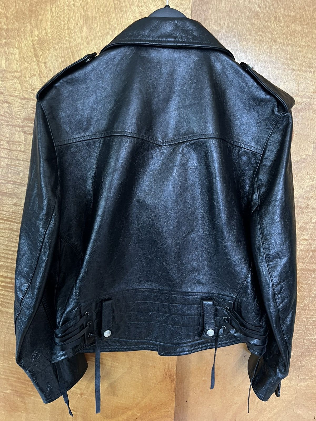 Enfants Riches Deprimes ENFANTS RICHES DÉPRIMÉS Distressed Leather Biker Jacket Size US M / EU 48-50 / 2 - 4 Thumbnail