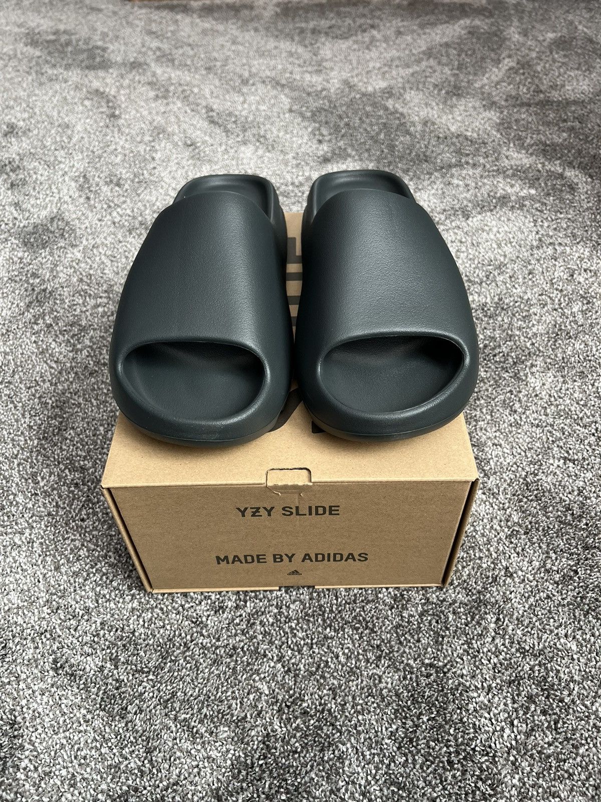 Adidas Yeezy Slide “Dark Onyx” | Grailed