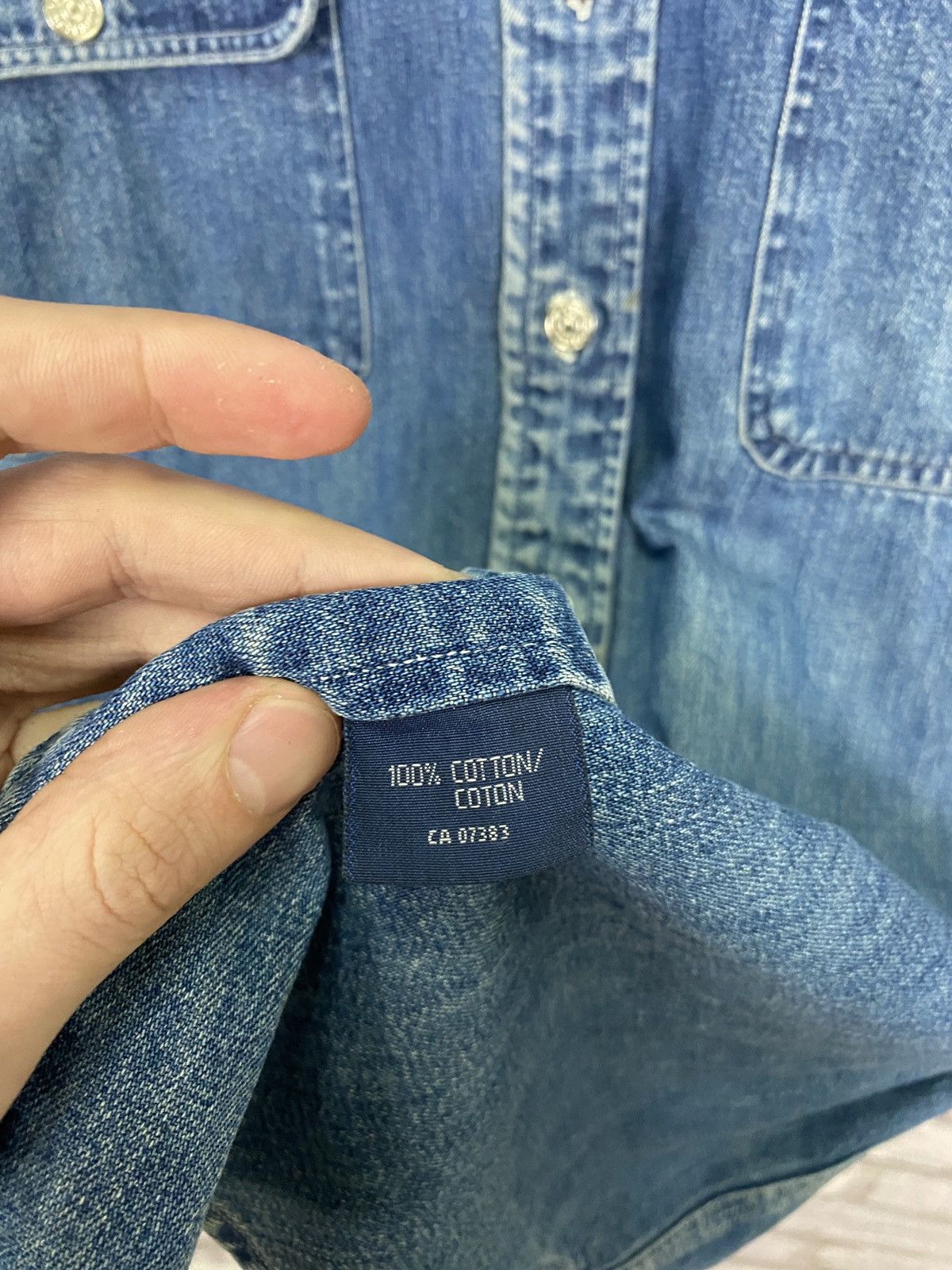 Vintage Vintage rare denim jacket Polo Ralph Lauren Sport y2k Size US M / EU 48-50 / 2 - 7 Thumbnail