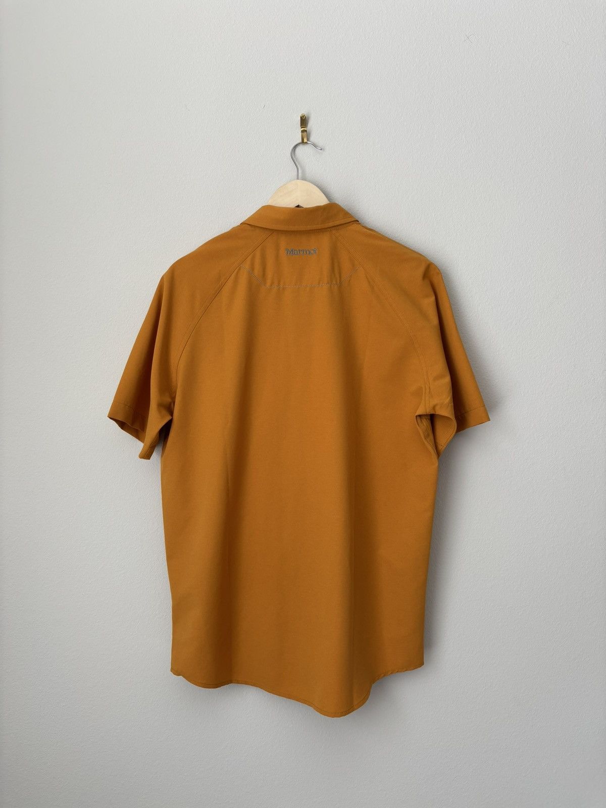 Marmot Marmot Yellow Casual Button Down Shirt Short Sleeve Size US M / EU 48-50 / 2 - 2 Thumbnail