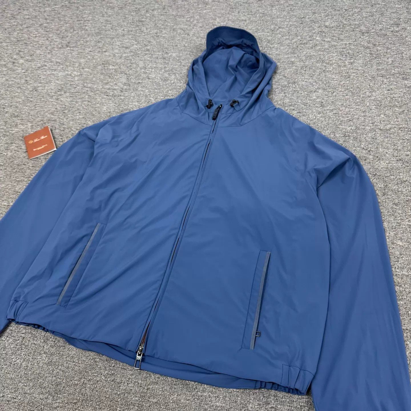 Loro Piana Loro Piana Blue Hood Zip Jacket L New w/Tags Embroidered Size US L / EU 52-54 / 3 - 3 Thumbnail