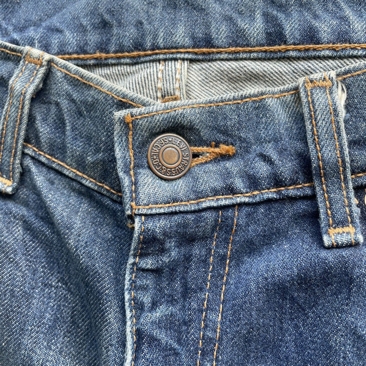 Levi's Vintage Clothing Vintage Levi’s Orange Tag Jeans Faded Denim Pants W32x31.5 Size US 32 / EU 48 - 6 Thumbnail