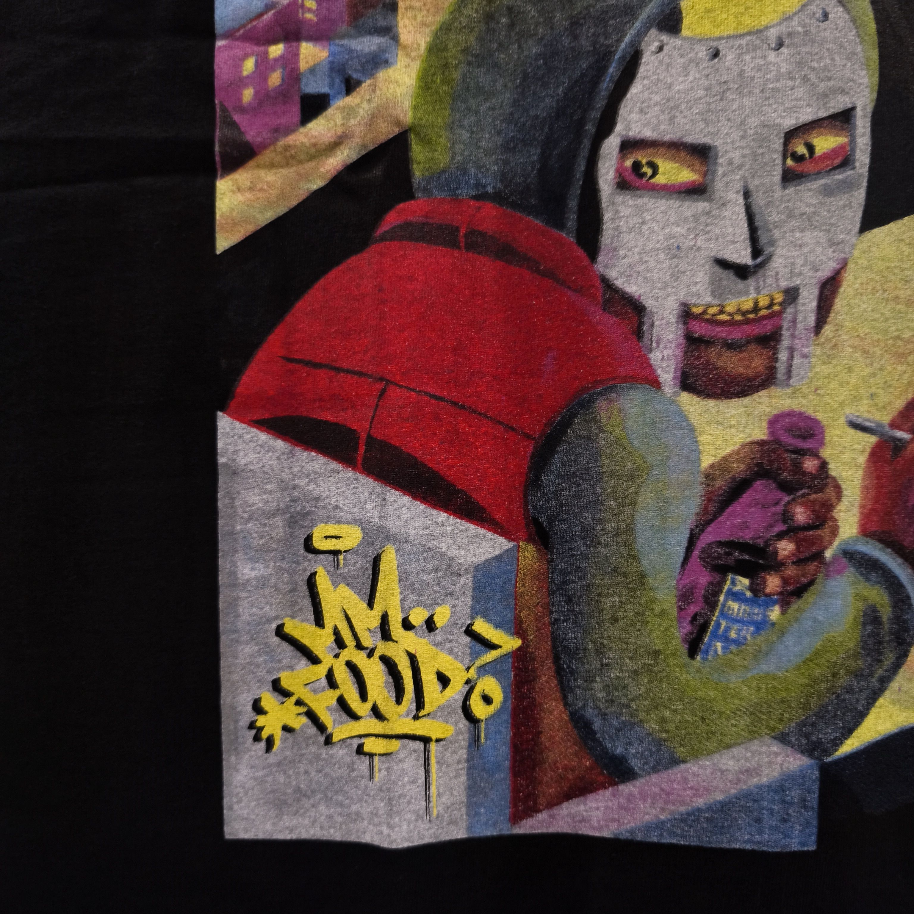 Rap Tees MF Doom Mm.. Food Art Graphic T-Shirt Size US XXL / EU 58 / 5 - 5 Thumbnail