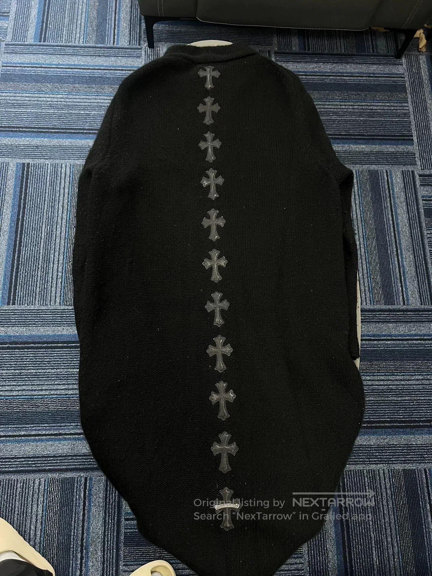 Chrome Hearts black chrome hearts long zip wool coat. Size US XXL / EU 58 / 5 - 2 Thumbnail
