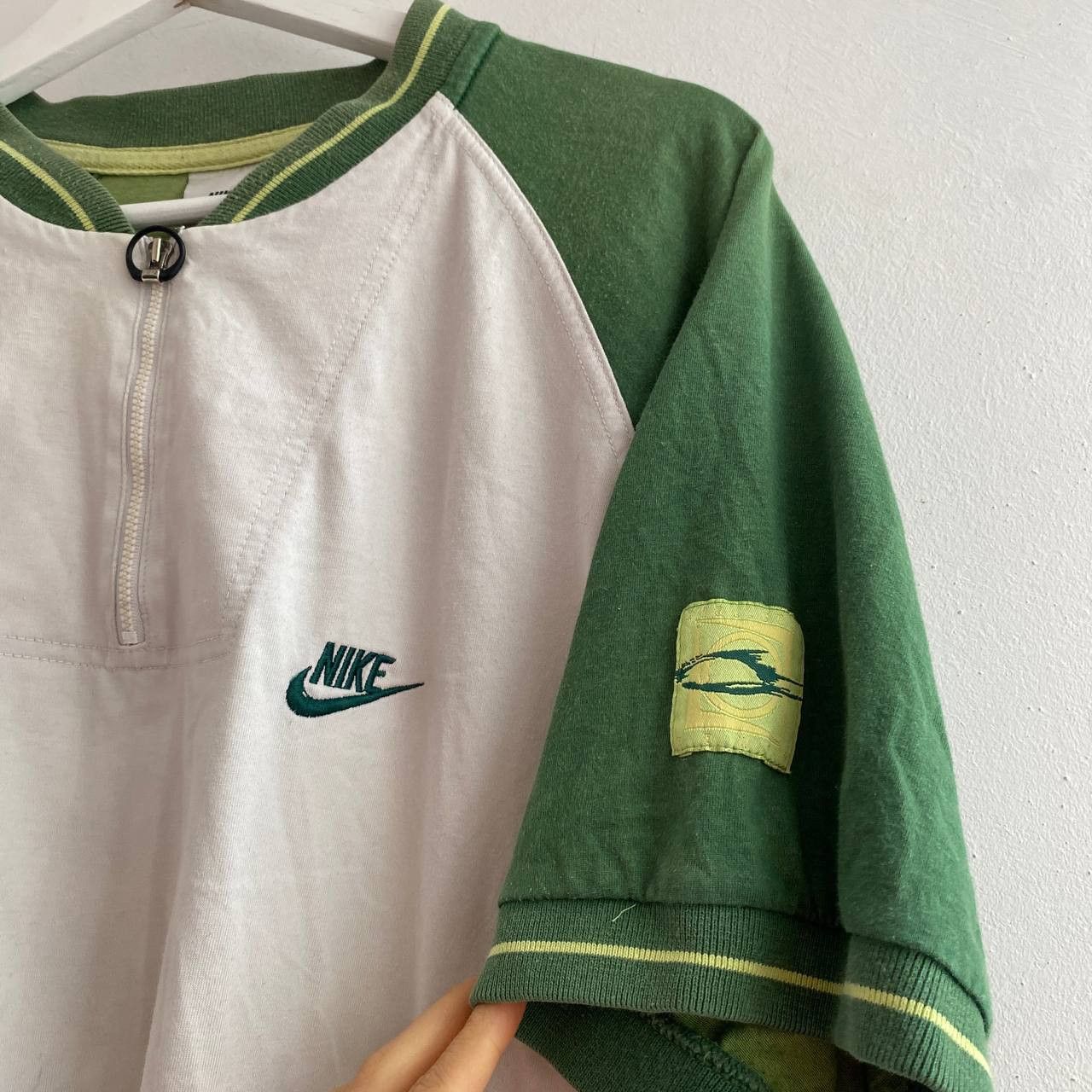 Nike × Vintage Vintage nike FIT challenge court tennis andre agassi jersey Size US L / EU 52-54 / 3 - 5 Thumbnail
