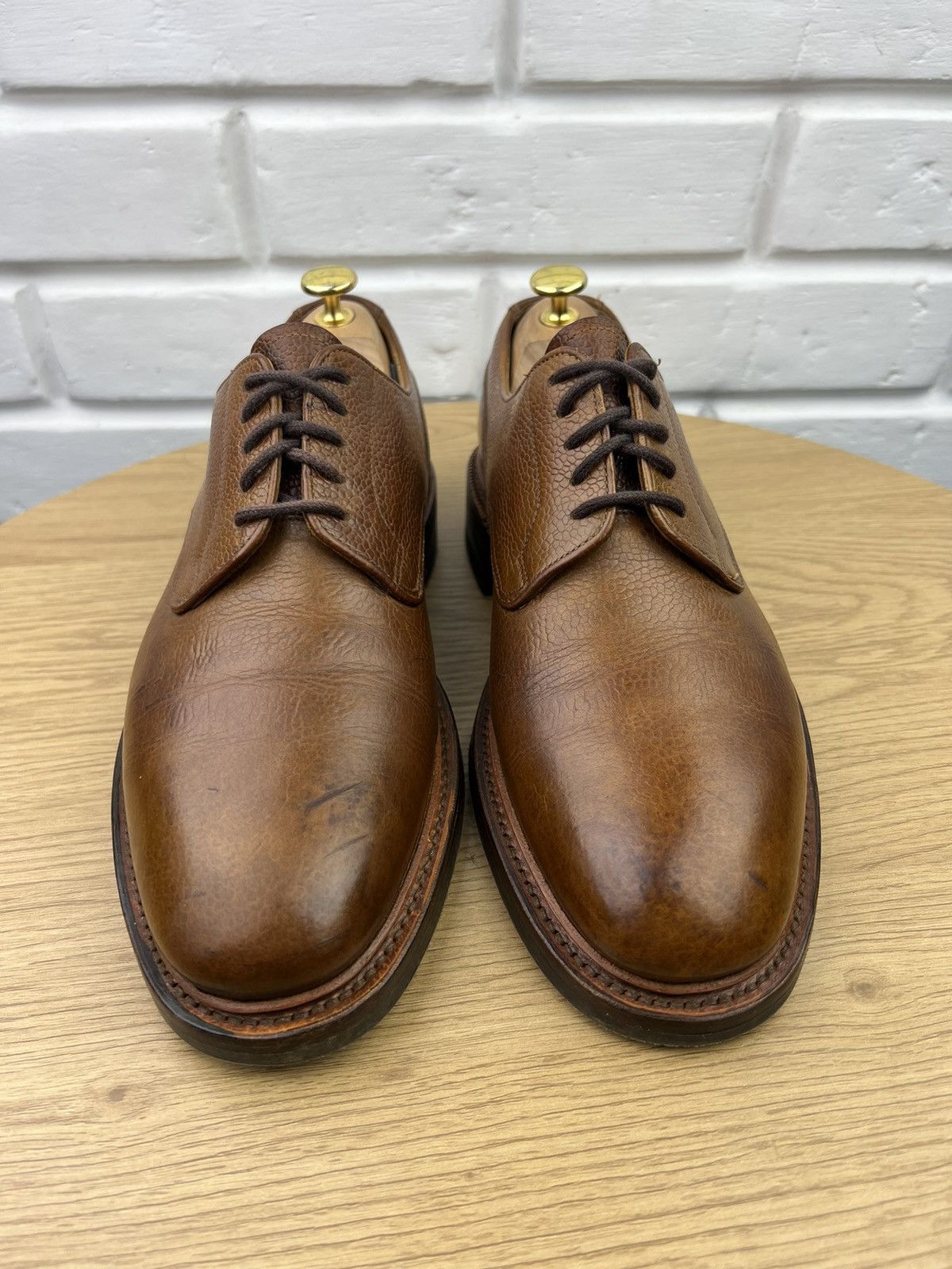 Loake LOAKE Derby Leather Shoes Lace Up Handmade in England Men’s Size US 9.5 / EU 42-43 - 4 Thumbnail