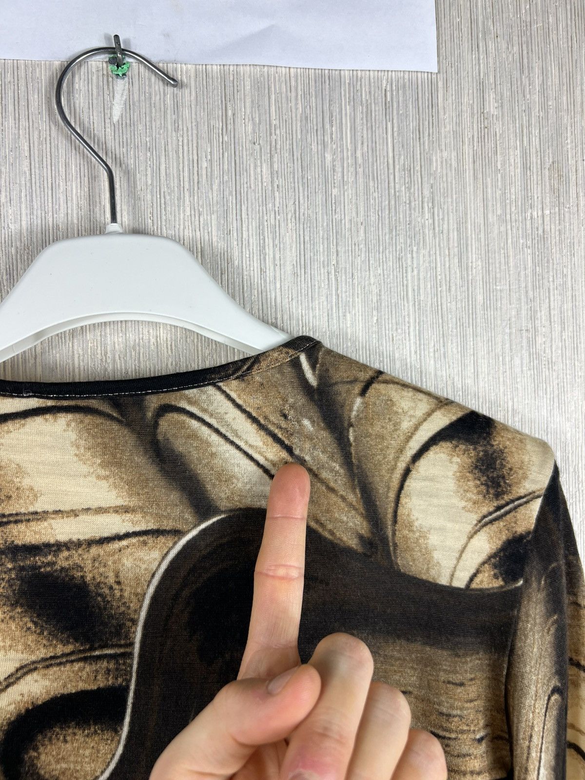 Roberto Cavalli Roberto Cavalli y2k mesh abstract spectrum full print blouse Size XS / US 0-2 / IT 36-38 - 24 Thumbnail