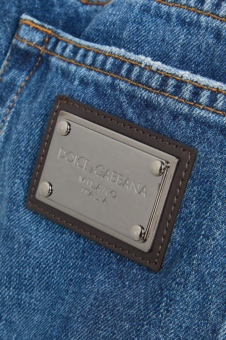 Dolce & Gabbana o1y0825 Denim Pant in Blue Size 27" / US 4 / IT 40 - 4 Thumbnail