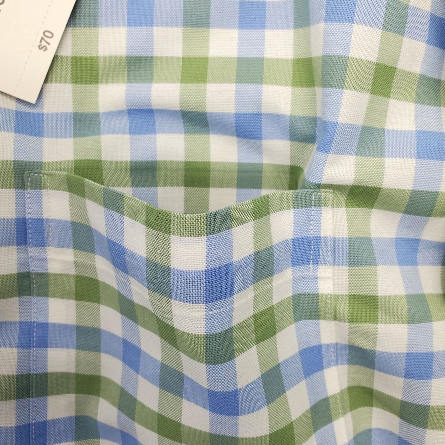 Stafford Stafford Mens Dress Shirt 2XL Multi Plaid Wrinkle Free Button-Down Shirt Mens 2XL Plaid Black Multicolor? Size 48R - 8 Thumbnail