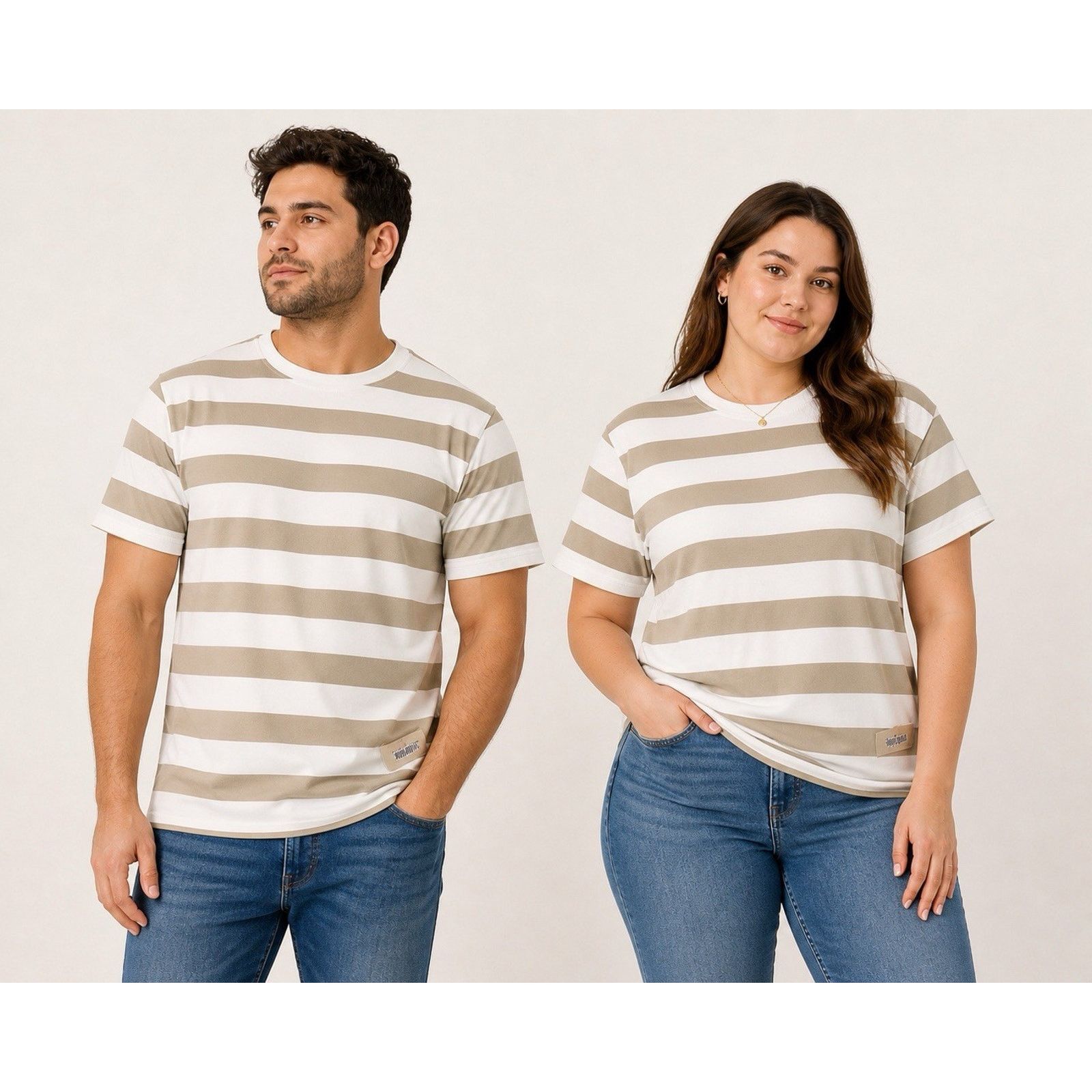 Highland High Land Men's Cotton Striped T-Shirt Size US XXS / EU 40 - 3 Thumbnail