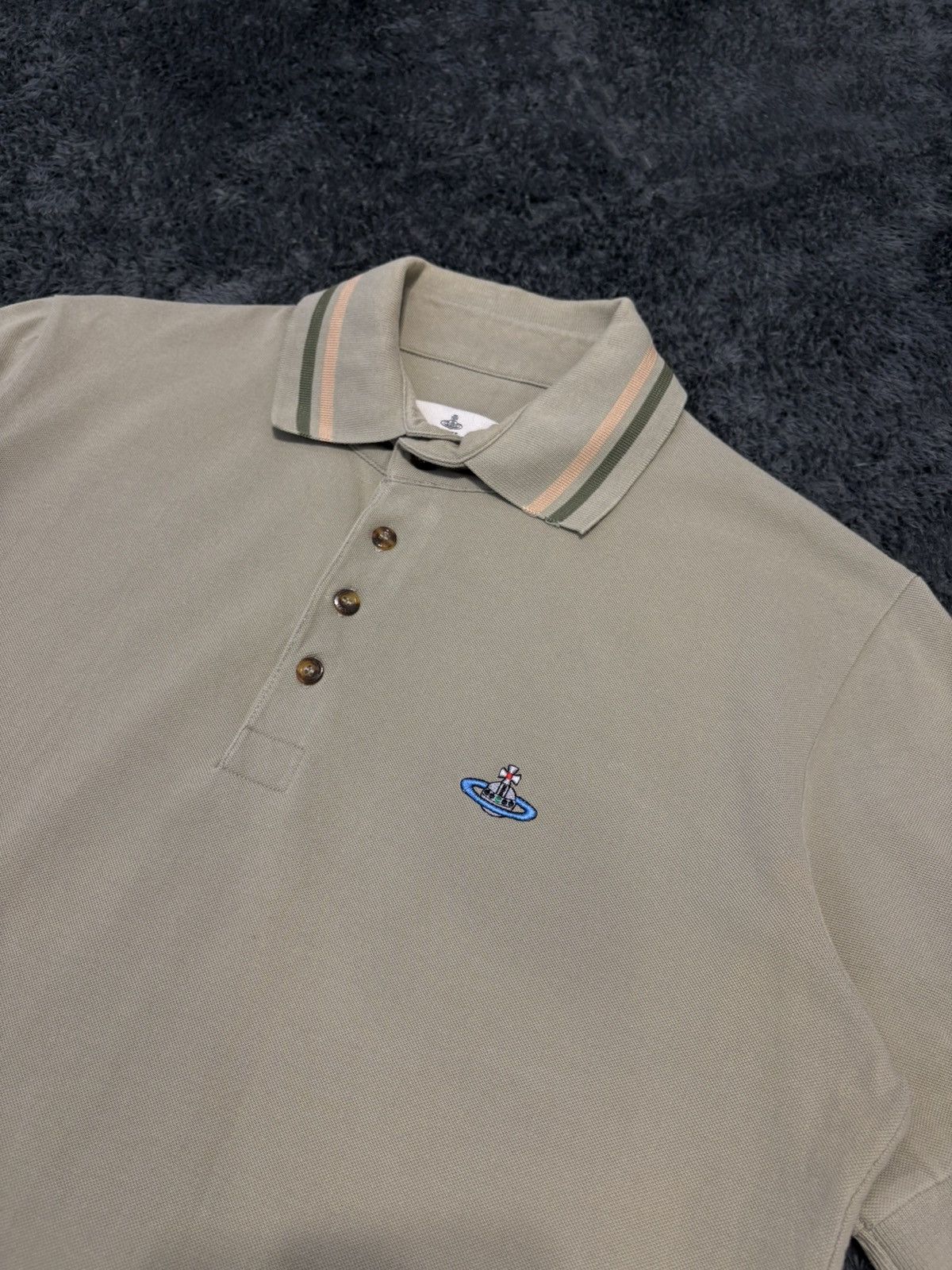 Vivienne Westwood Vivienne Westwood Basic Orb Logo Polo Size US L / EU 52-54 / 3 - 3 Thumbnail