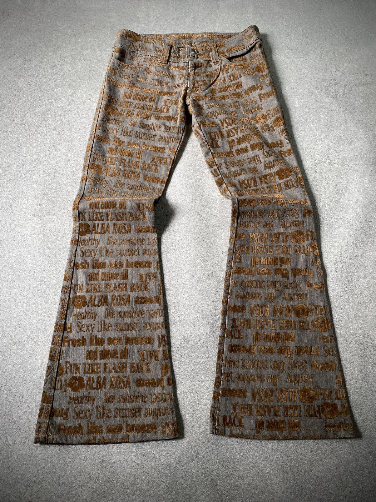 If Six Was Nine 🚨CYBER WEEK 🚨 hysteric glamour style flared pants Size US 30 / EU 46 - 3 Thumbnail
