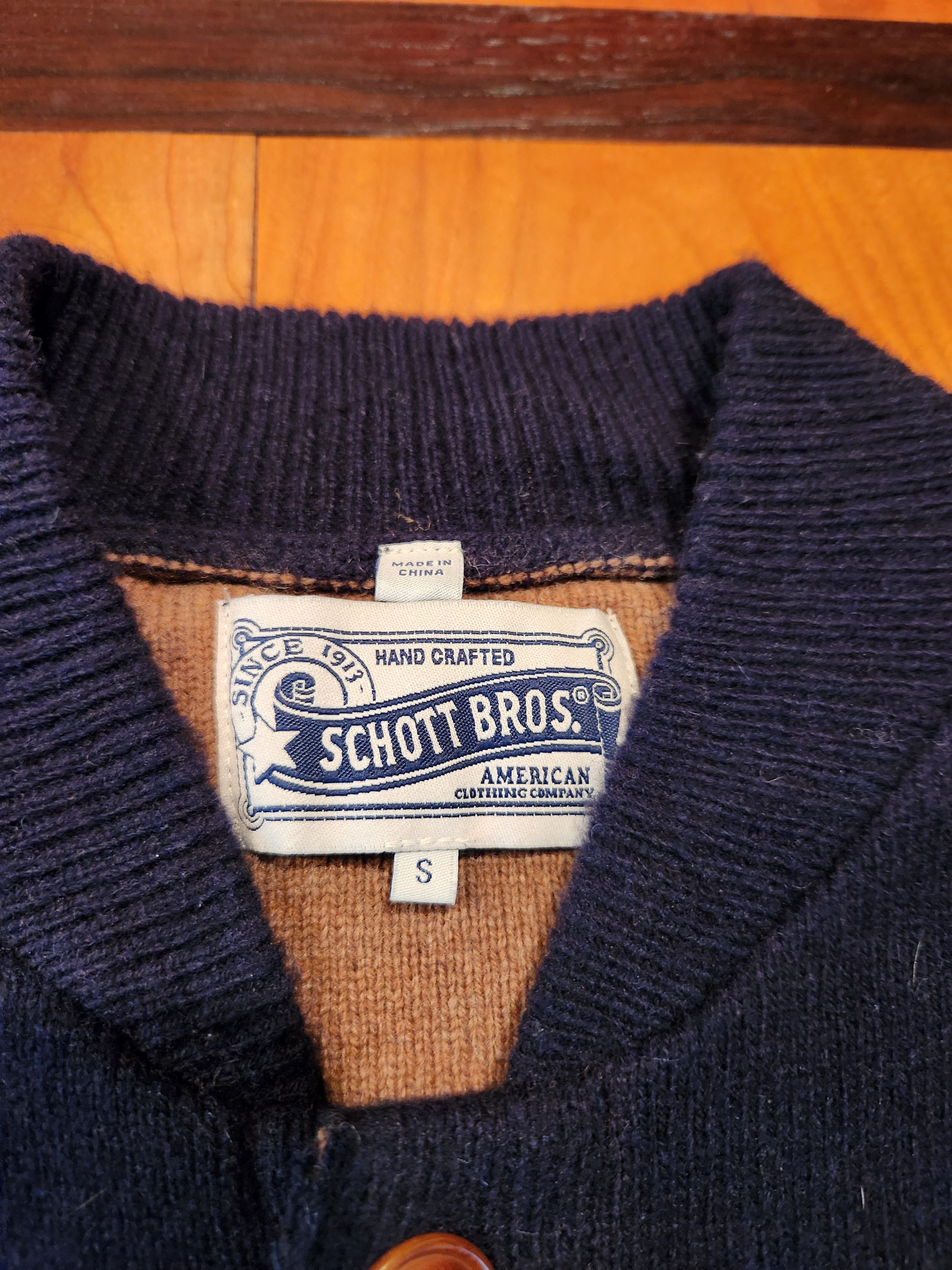 Schott Schott Bomber Cardigan Size US S / EU 44-46 / 1 - 3 Thumbnail