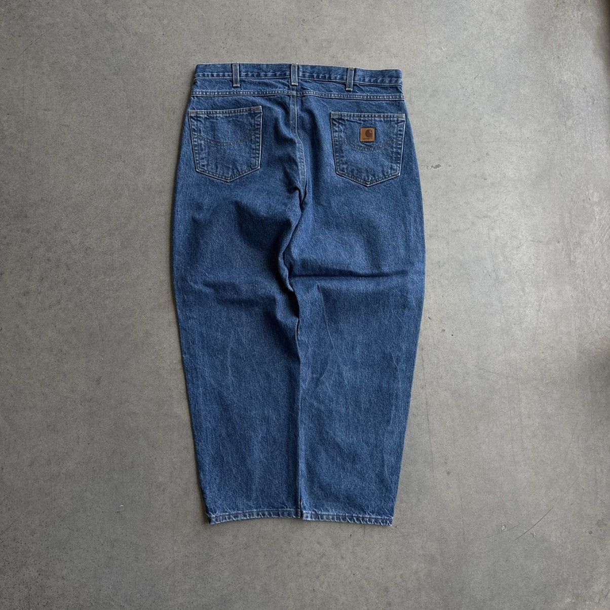 Carhartt × Vintage Vintage Carhartt Denim Jeans Baggy Skater Pants 38x28 Size US 38 / EU 54 - 1 Thumbnail