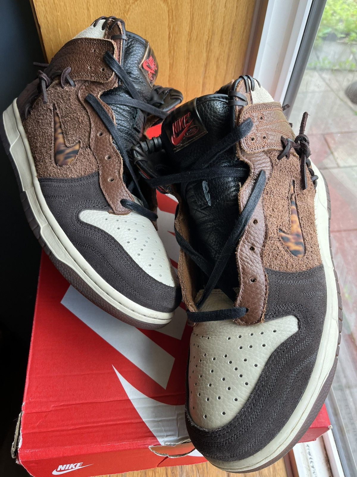 Nike Nike Dunk High Bodega Fauna Brown Size US 11 / EU 44 - 2 Thumbnail