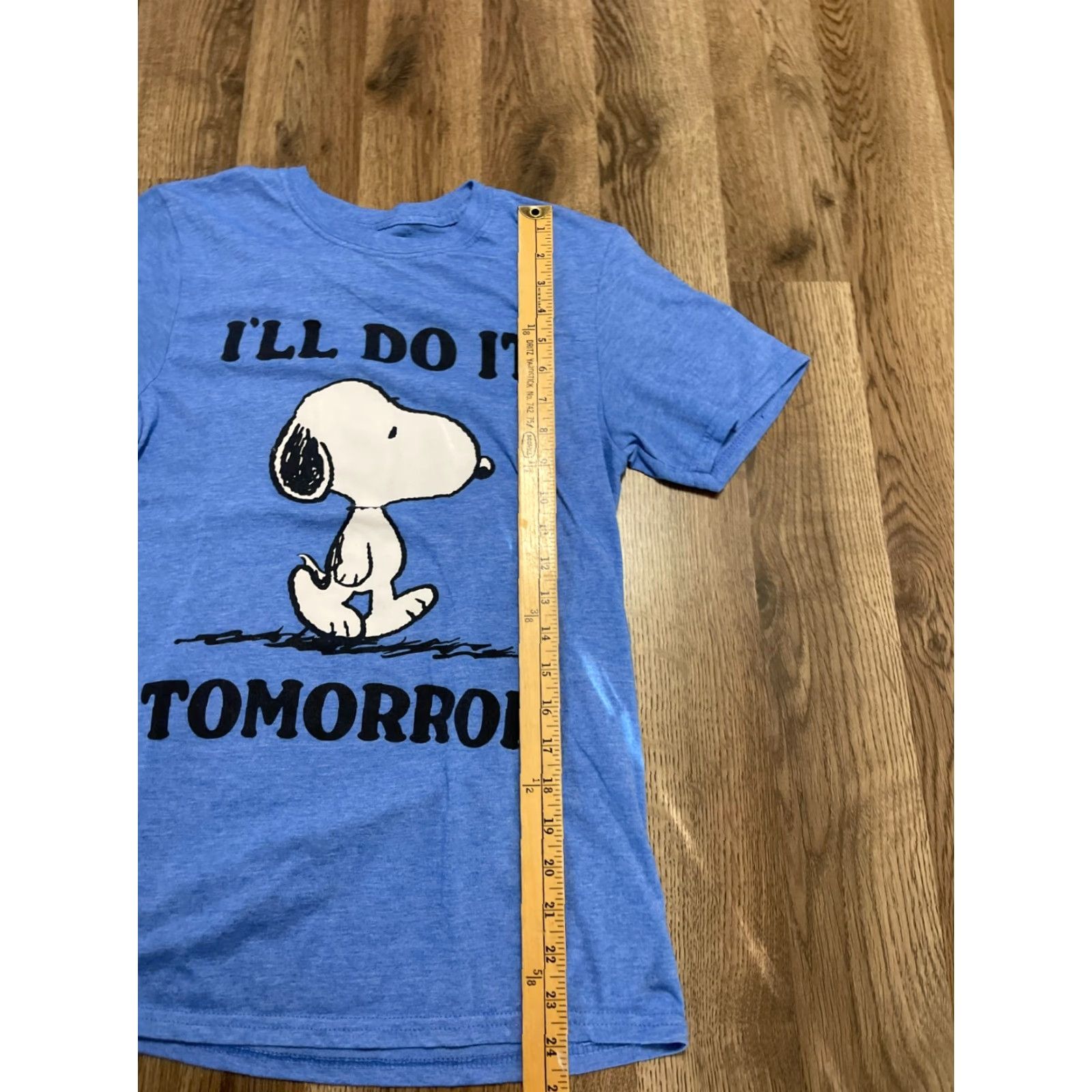 Peanuts Peanuts Shirt Men's Size Small Blue "I'll Do It Tomorrow" Print Size US S / EU 44-46 / 1 - 7 Thumbnail