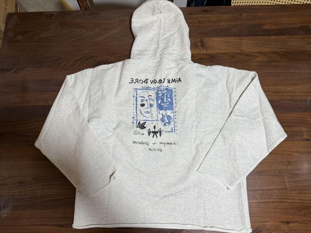Aime Leon Dore Aime Leon Dore Gallery Cubist Artwork Oatmeal Hoodie XXL Size US XXL / EU 58 / 5 - 5 Thumbnail
