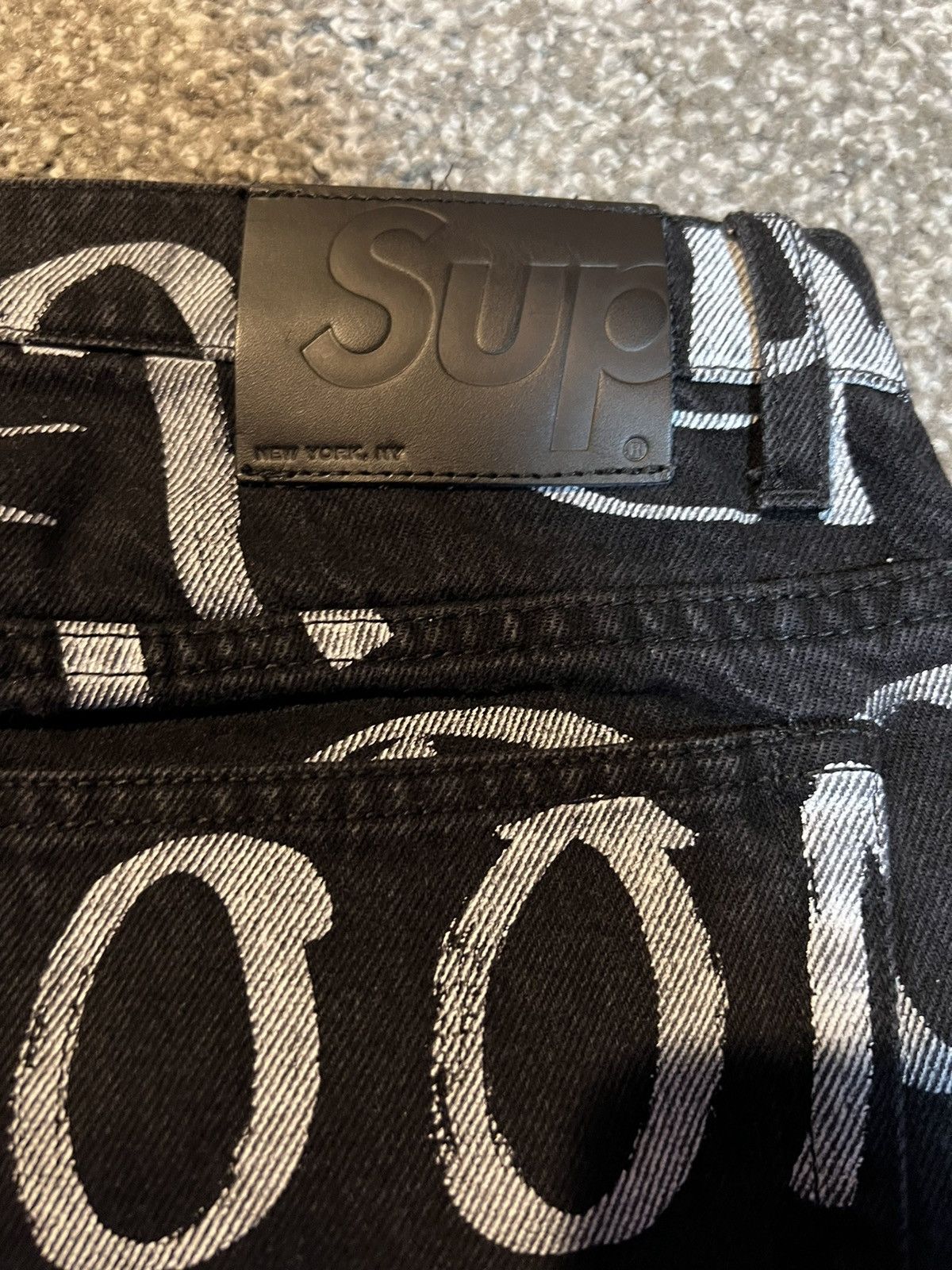 Supreme Supreme black ark regular jean | Grailed