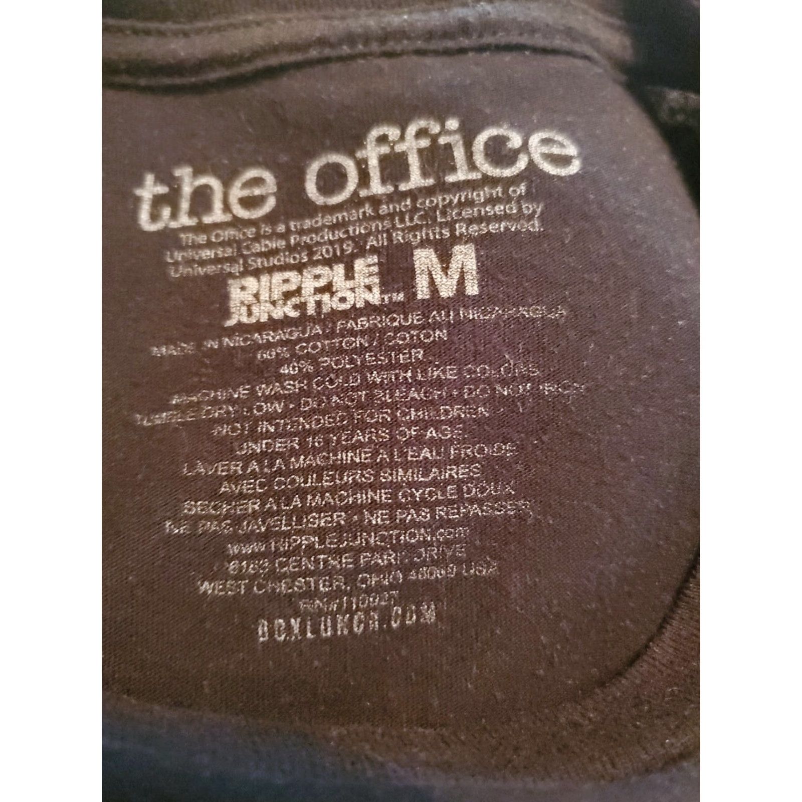 Ripple Junction The Office Men's Michael Scott That's What She Said M T-Shirt Tee Size US M / EU 48-50 / 2 - 2 Thumbnail