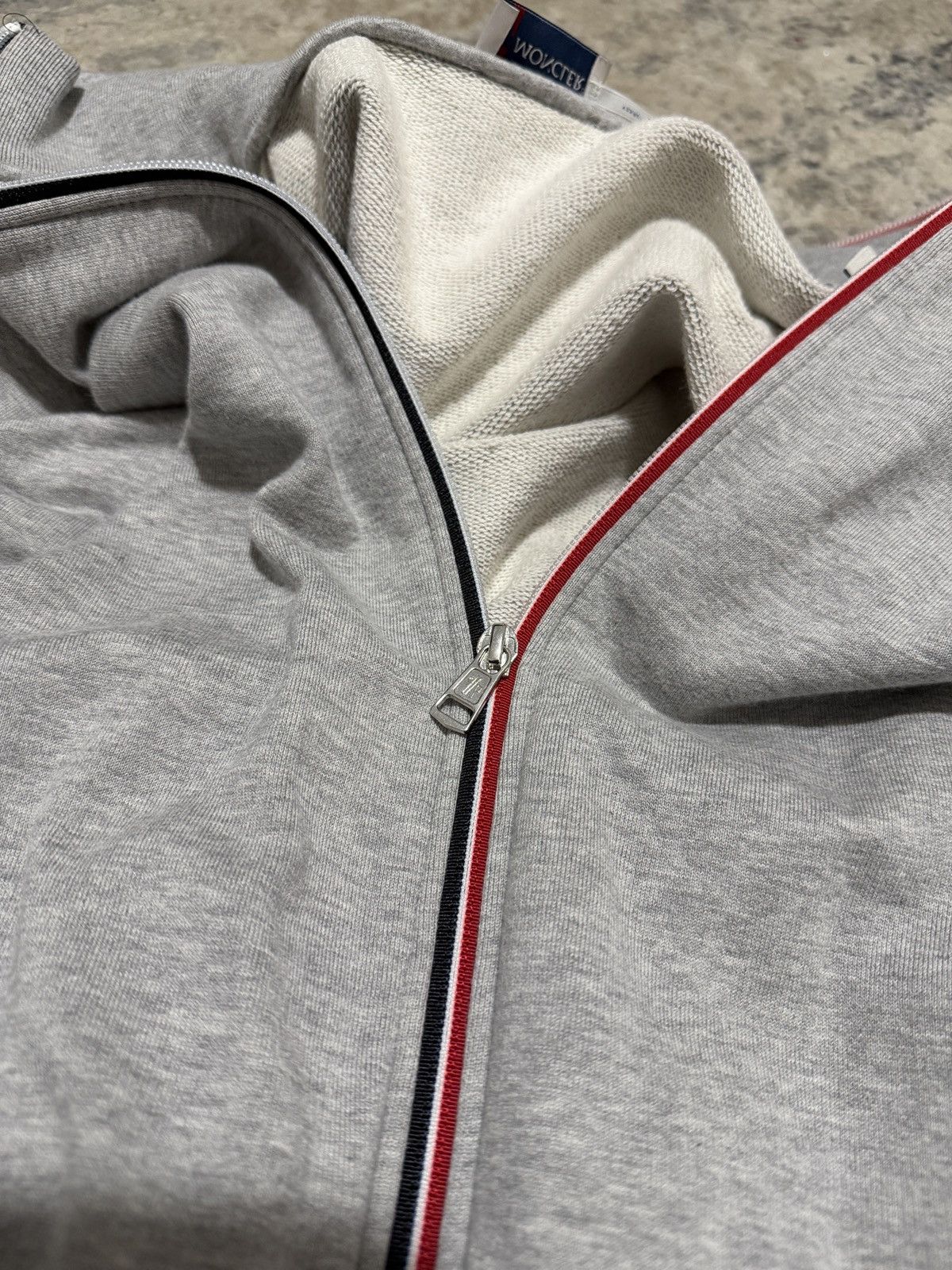 Moncler Moncler - Men’s Tricolor Zip-Up Sweatshirt - Size XL (4) Size US XL / EU 56 / 4 - 4 Thumbnail
