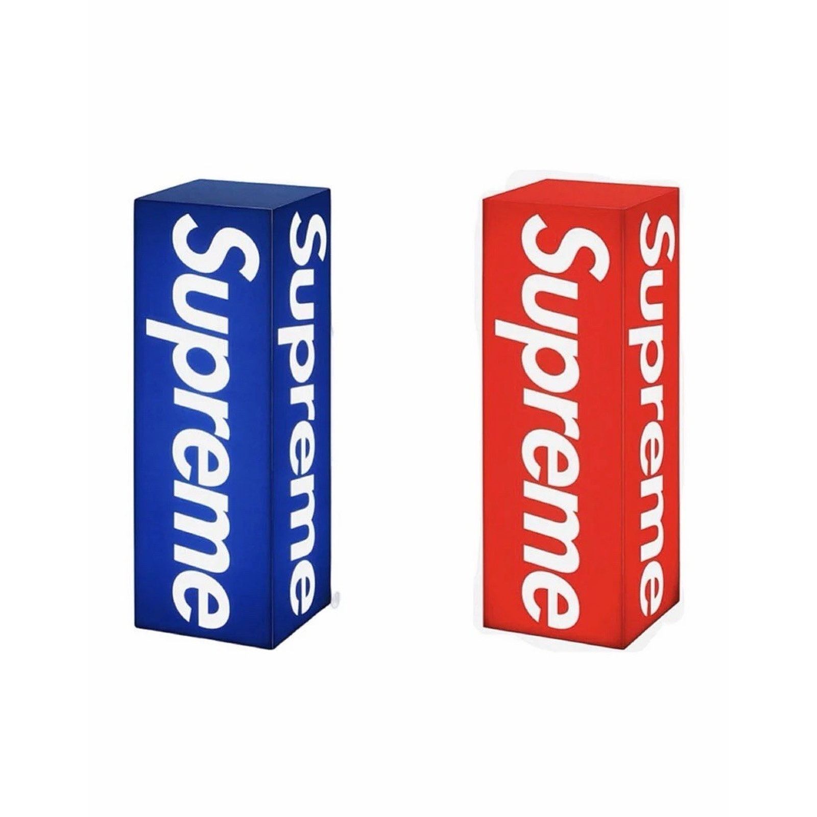 Supreme Supreme Box Logo Acrylic Table Lamp Red Blue Set FW23 Size ONE SIZE - 8 Thumbnail