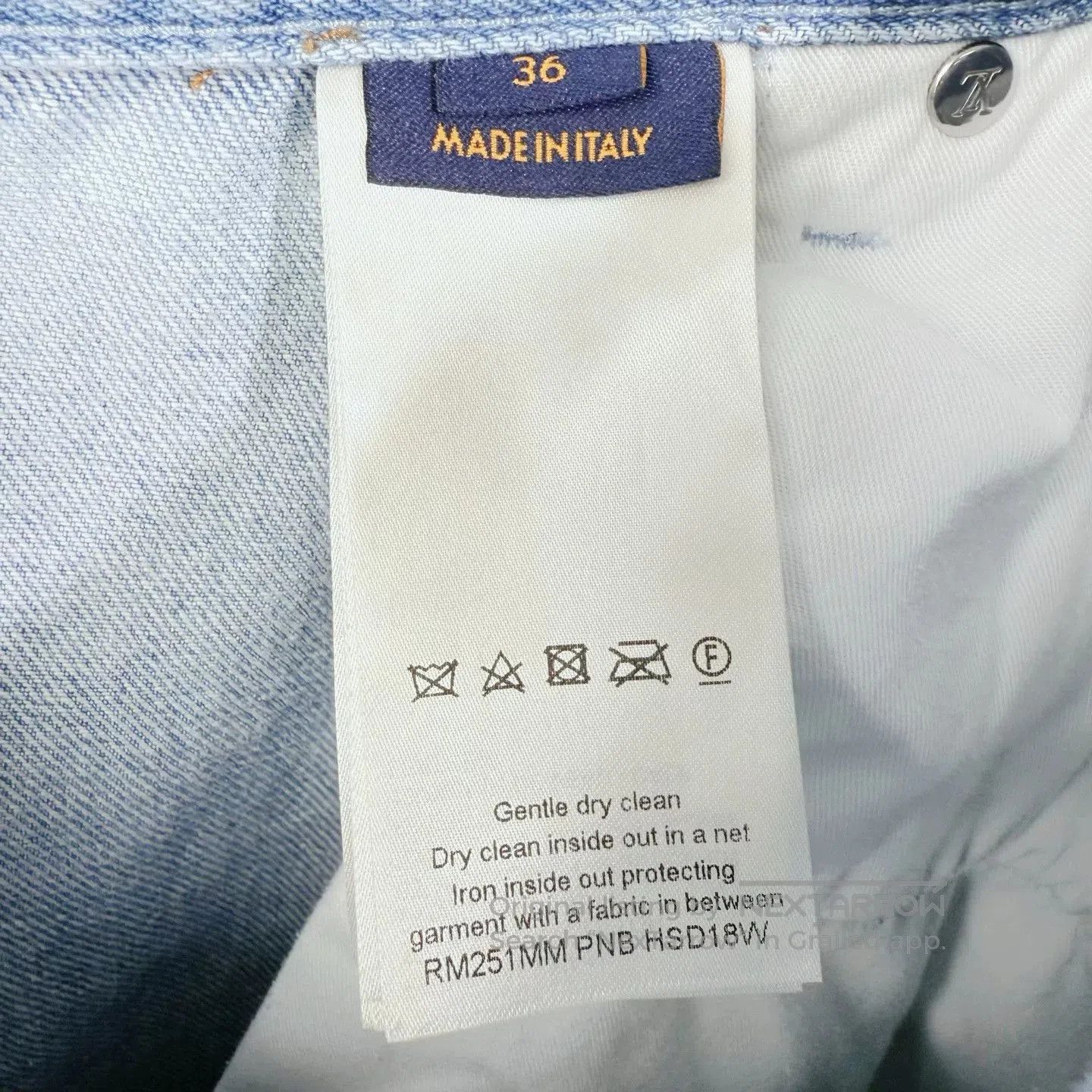 Louis Vuitton Louis Vuitton 25 New Denim Jeans. Size US 36 / EU 52 - 4 Thumbnail