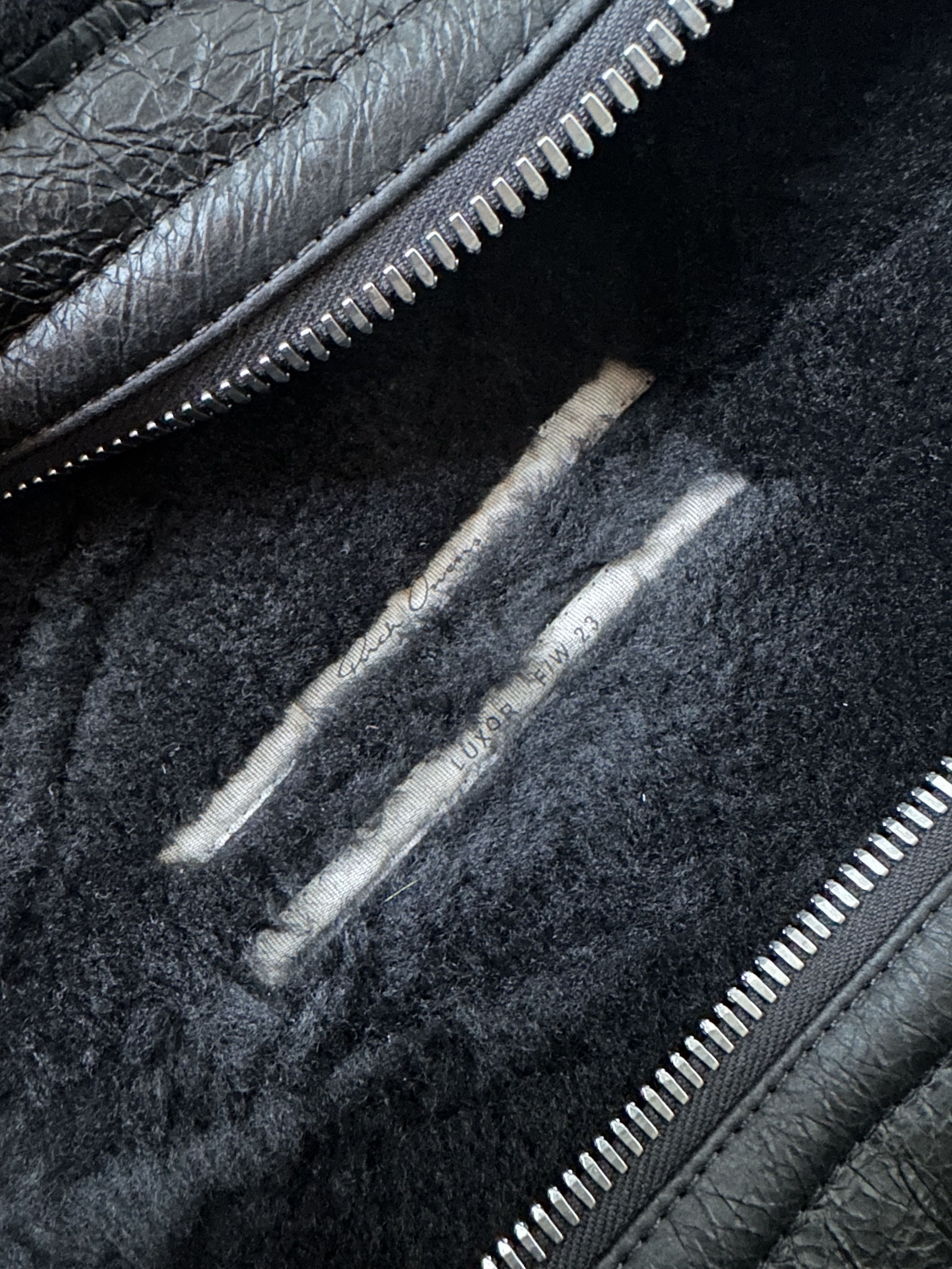 Rick Owens RICK OWENS FW23 LUXOR SEALED WINDBREAKER SHEARLING RADIANCE Size US M / EU 48-50 / 2 - 5 Thumbnail